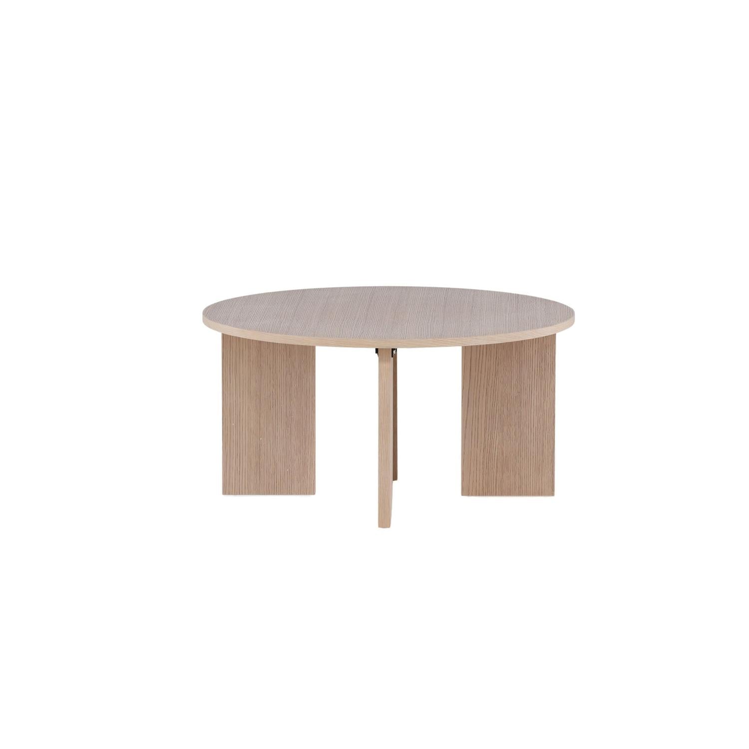 Couchtisch Askerön Ø80cm - Cremeweiß-Couchtische-Vind-le canapé