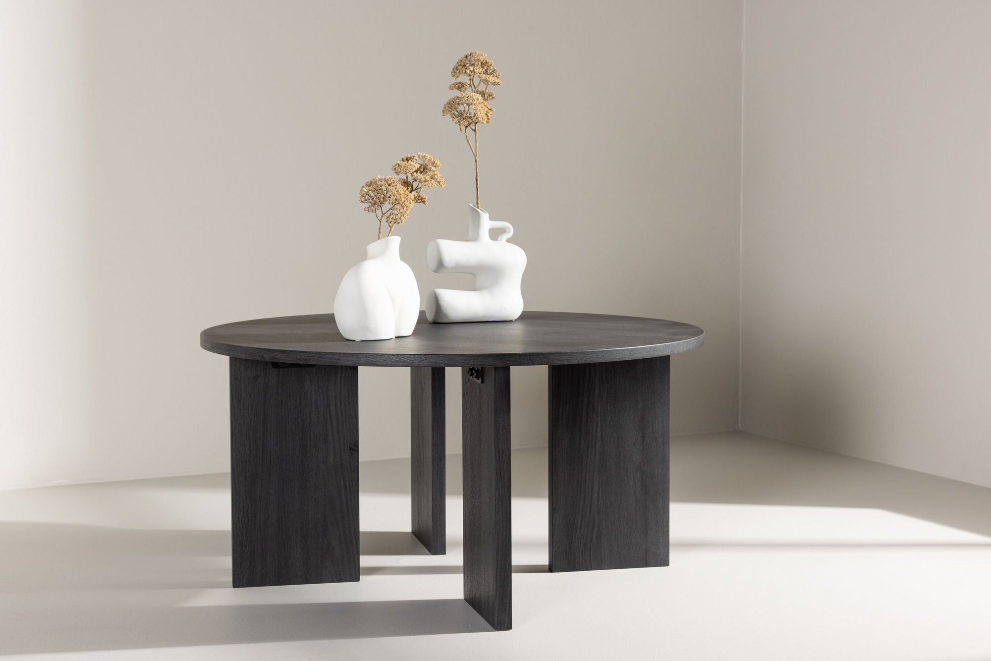 Couchtisch Askerön Ø80cm - Schwarz-Couchtische-Vind-le canapé