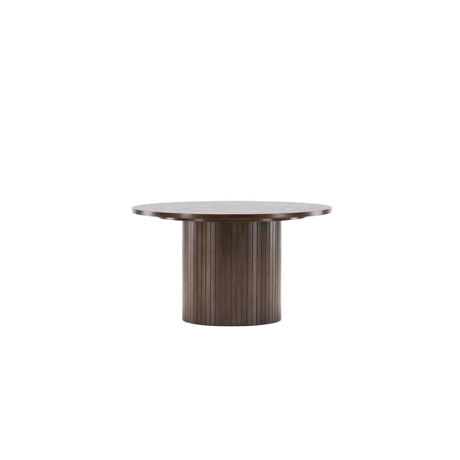 Couchtisch Bianca Ø80cm - Mokka-Couchtische-Venture Home-le canapé