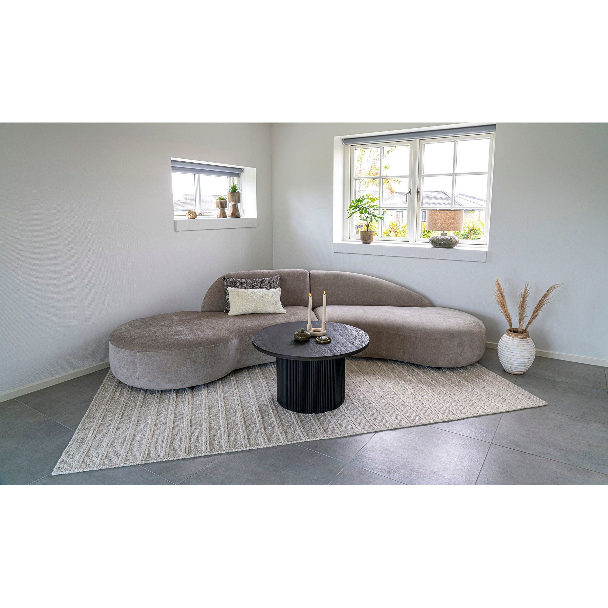 Couchtisch Boavista Ø80cm - DunkelbraunCouchtisch