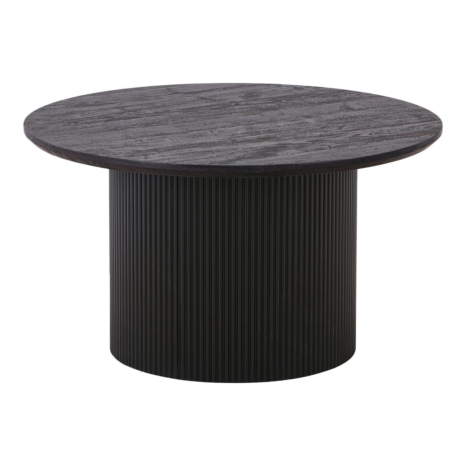 Couchtisch Boavista Ø80cm - Dunkelbraun-Couchtisch-House Nordic-le canapé