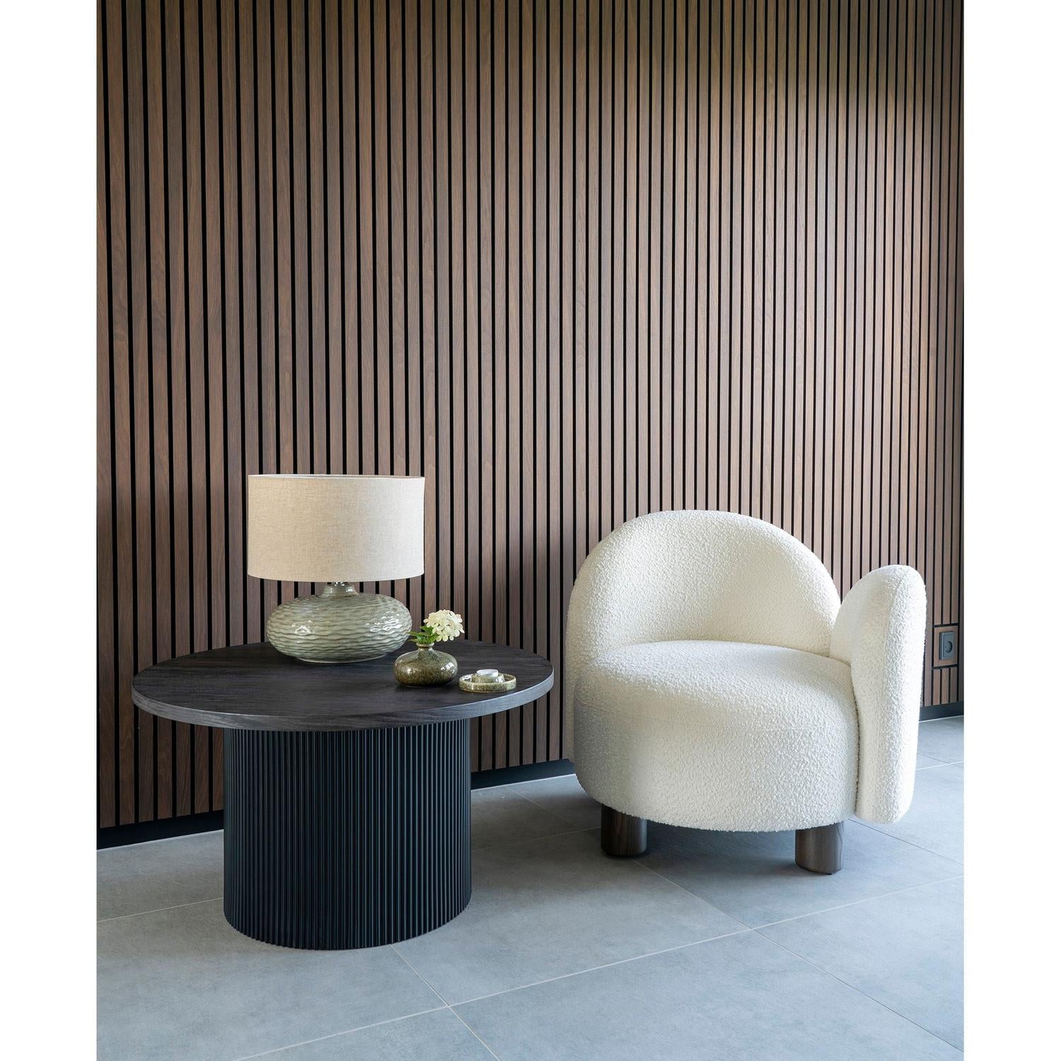 Couchtisch Boavista Ø80cm - Dunkelbraun-Couchtische-House Nordic-le canapé