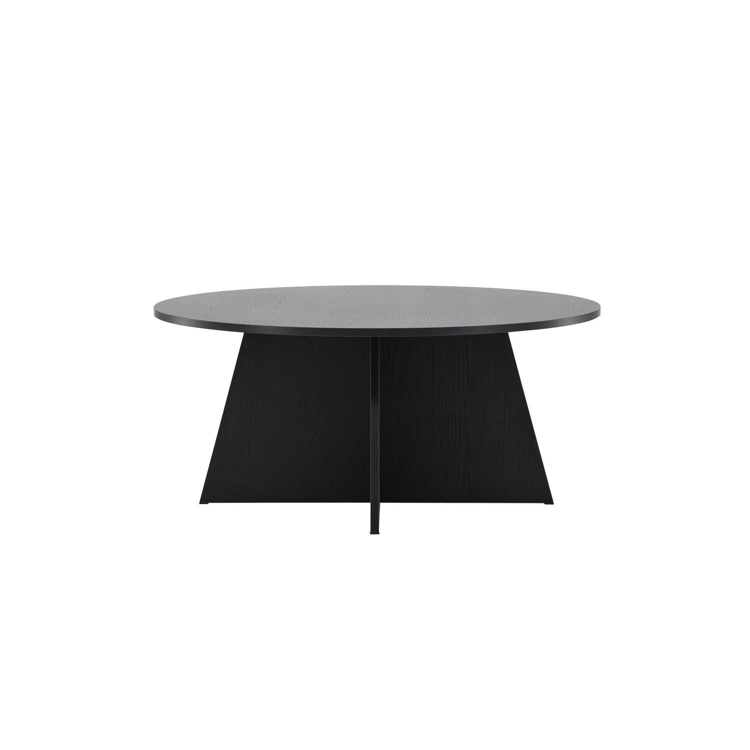 Couchtisch Bootcut Ø100cm - Schwarz-Couchtisch-Venture Home-le canapé