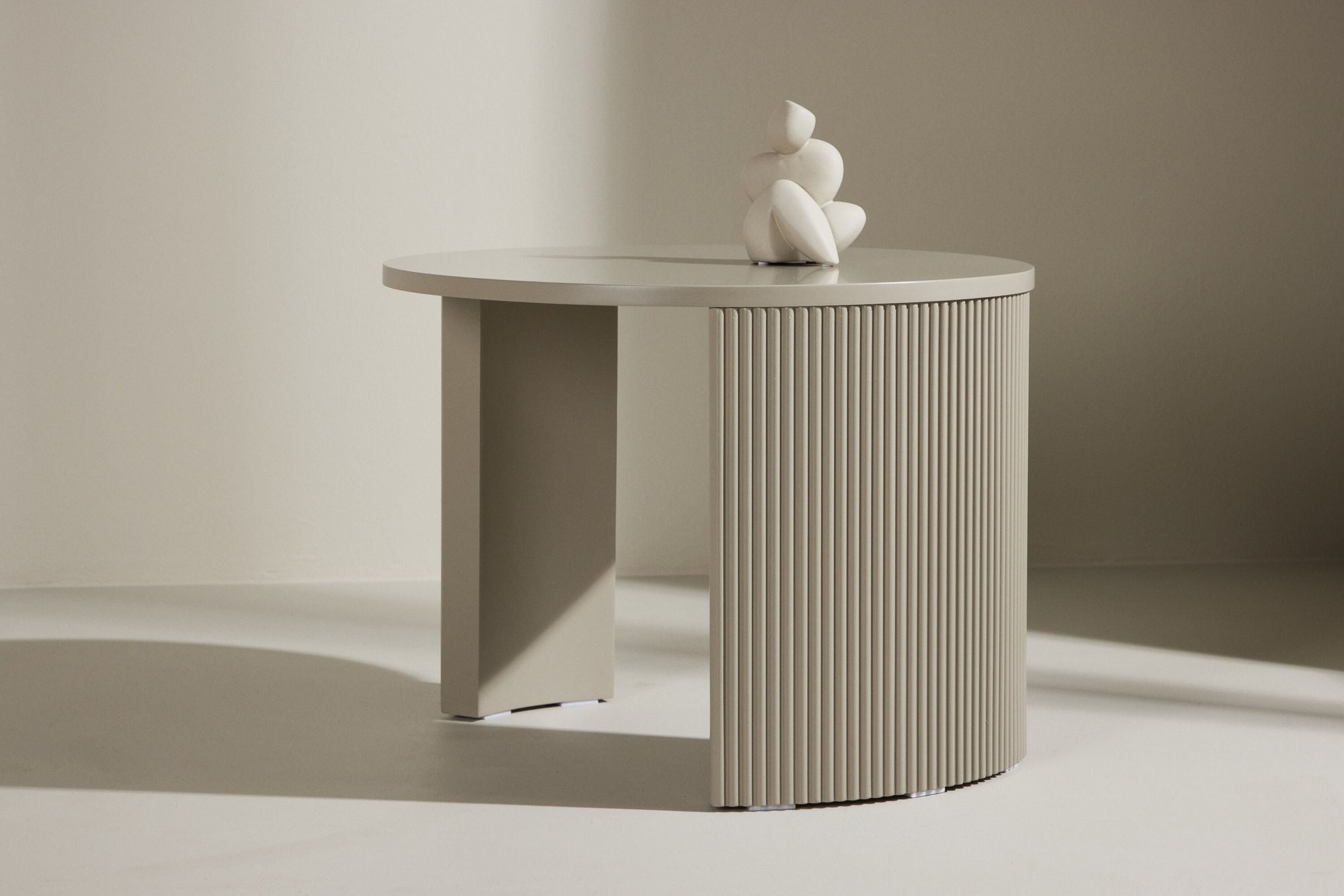 Couchtisch Bristol Ø60cm - Beige-Couchtisch-Venture Home-le canapé