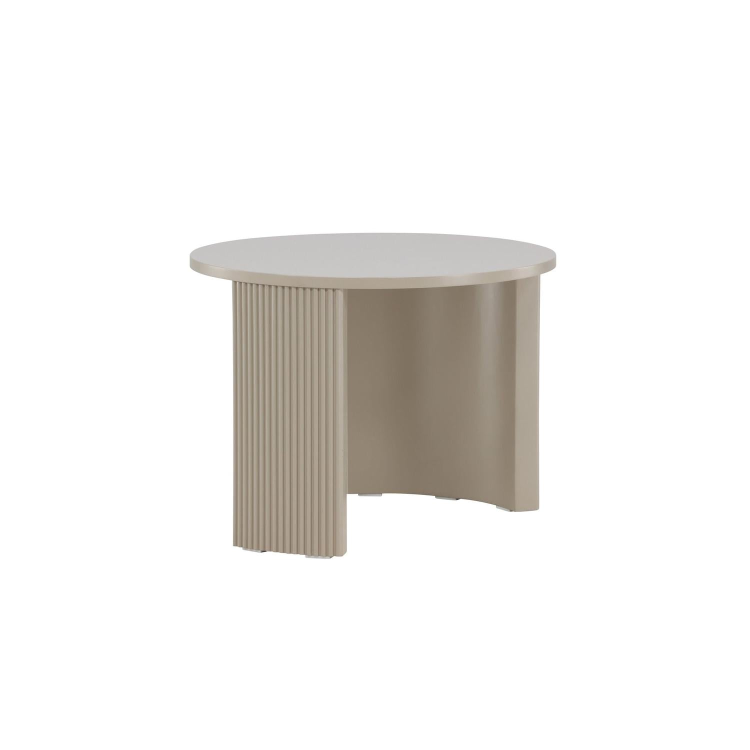 Couchtisch Bristol Ø60cm - Beige-Couchtische-Venture Home-le canapé