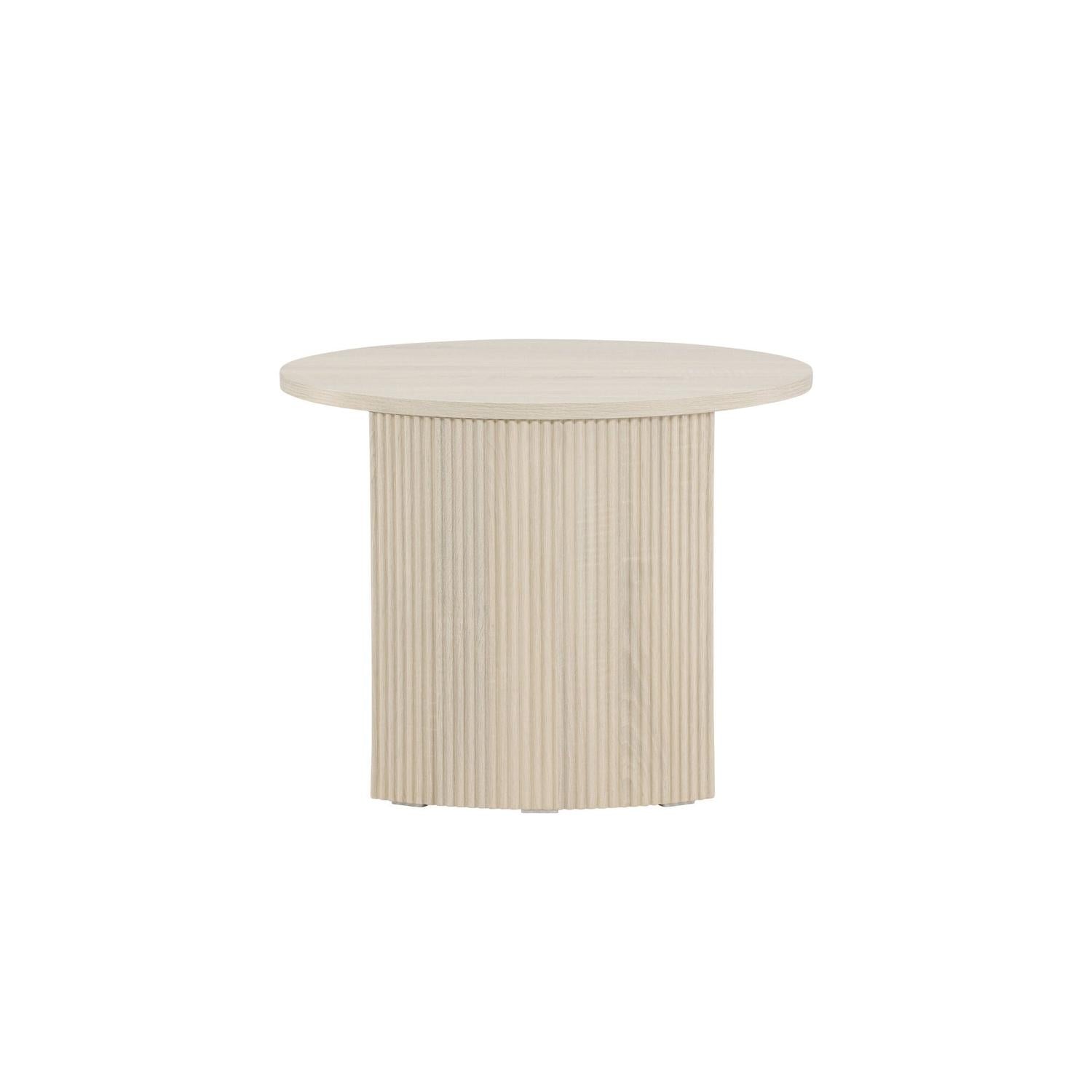 Couchtisch Bristol Ø60cm - Cremeweiß-Couchtische-Venture Home-le canapé