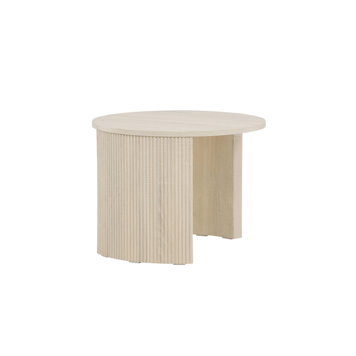 Couchtisch Bristol Ø60cm - Cremeweiß-Couchtische-Venture Home-le canapé
