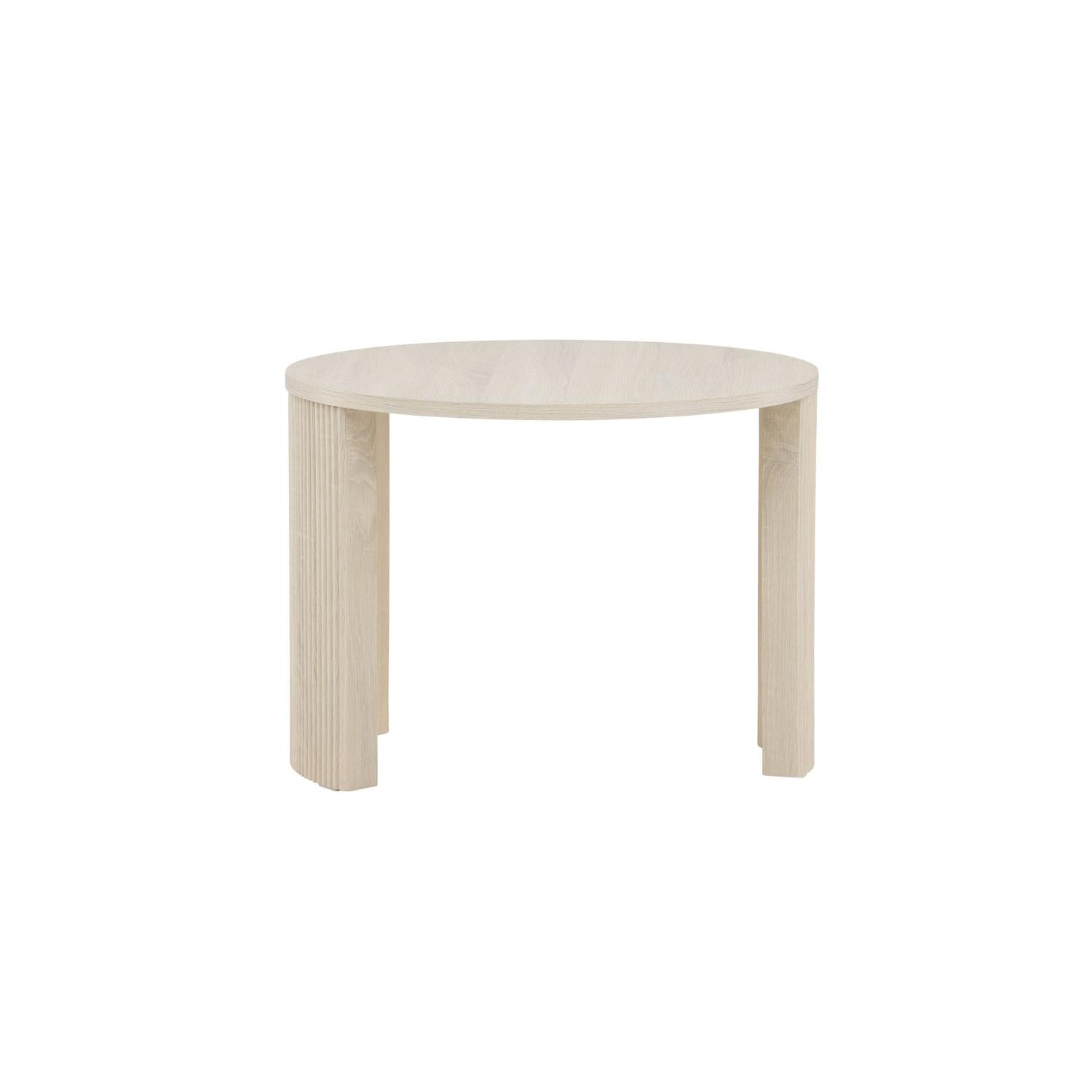 Couchtisch Bristol Ø60cm - Cremeweiß-Couchtische-Venture Home-le canapé