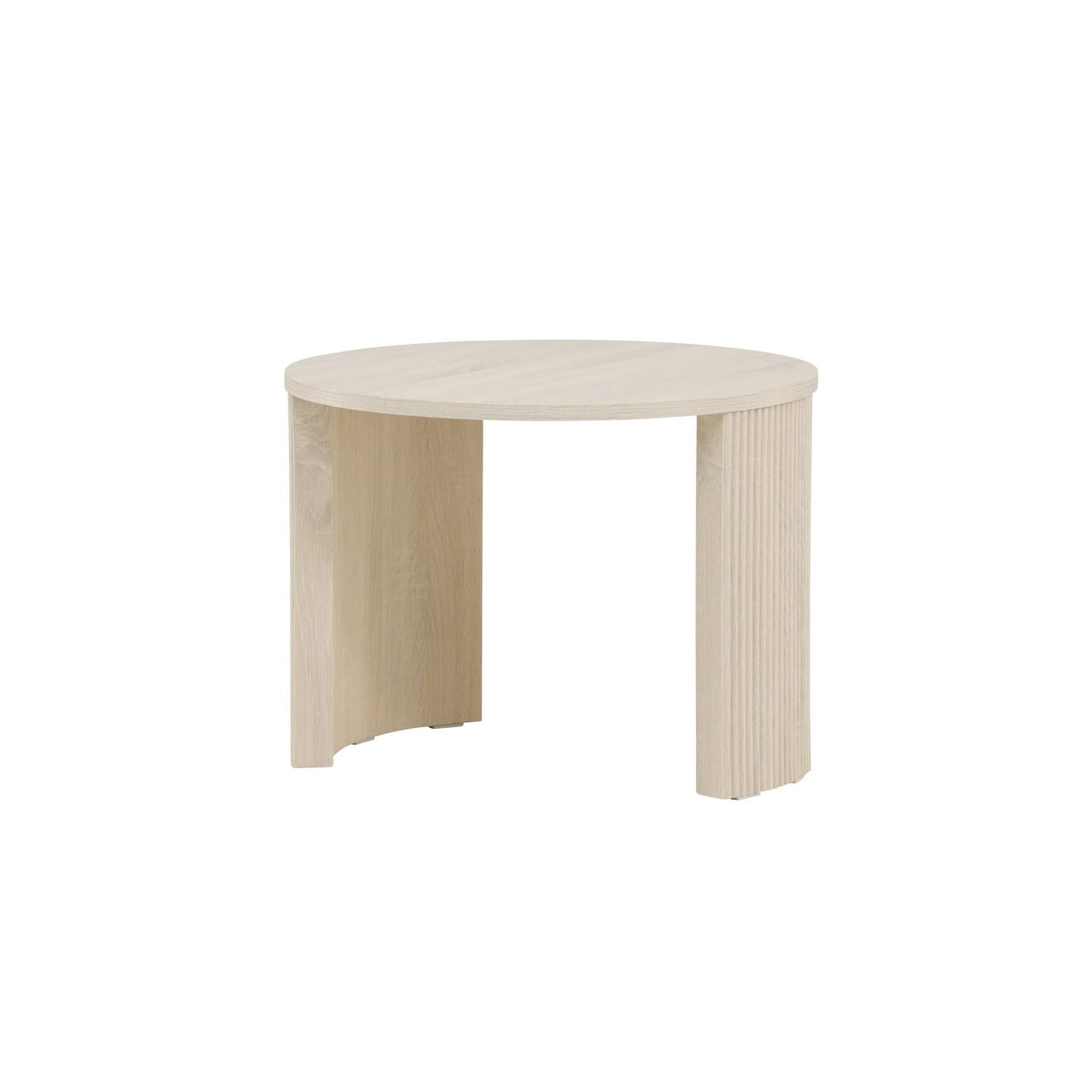 Couchtisch Bristol Ø60cm - Cremeweiß-Couchtische-Venture Home-le canapé