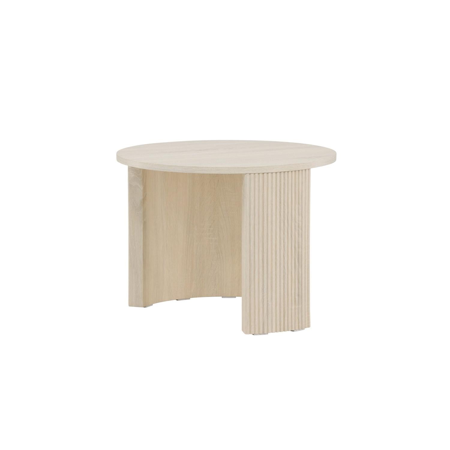 Couchtisch Bristol Ø60cm - Cremeweiß-Couchtische-Venture Home-le canapé
