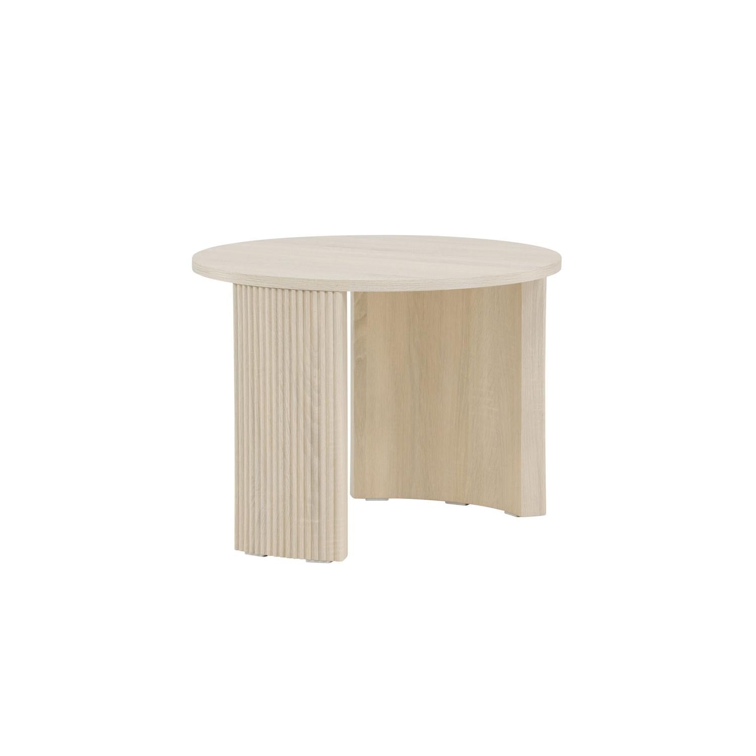 Couchtisch Bristol Ø60cm - Cremeweiß-Couchtische-Venture Home-le canapé