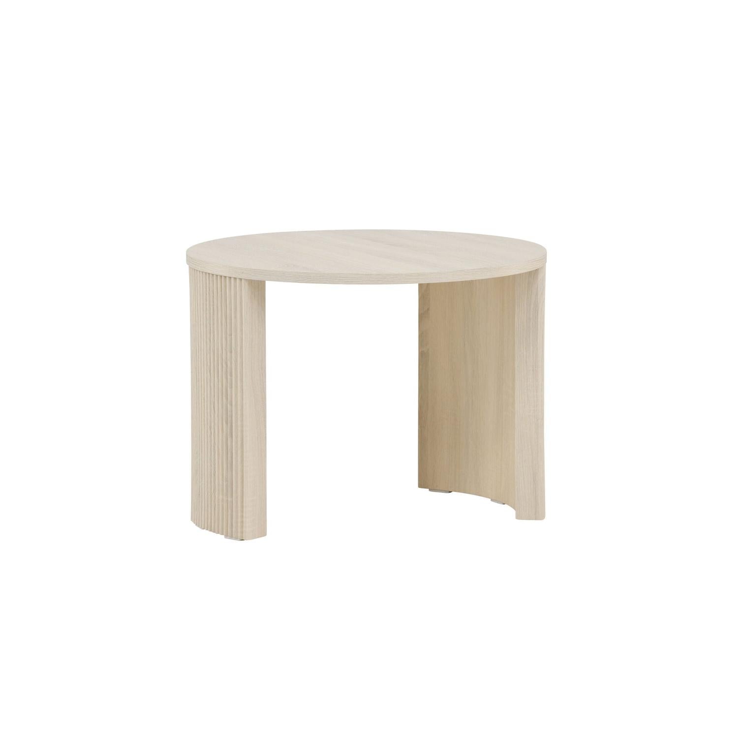 Couchtisch Bristol Ø60cm - Cremeweiß-Couchtische-Venture Home-le canapé
