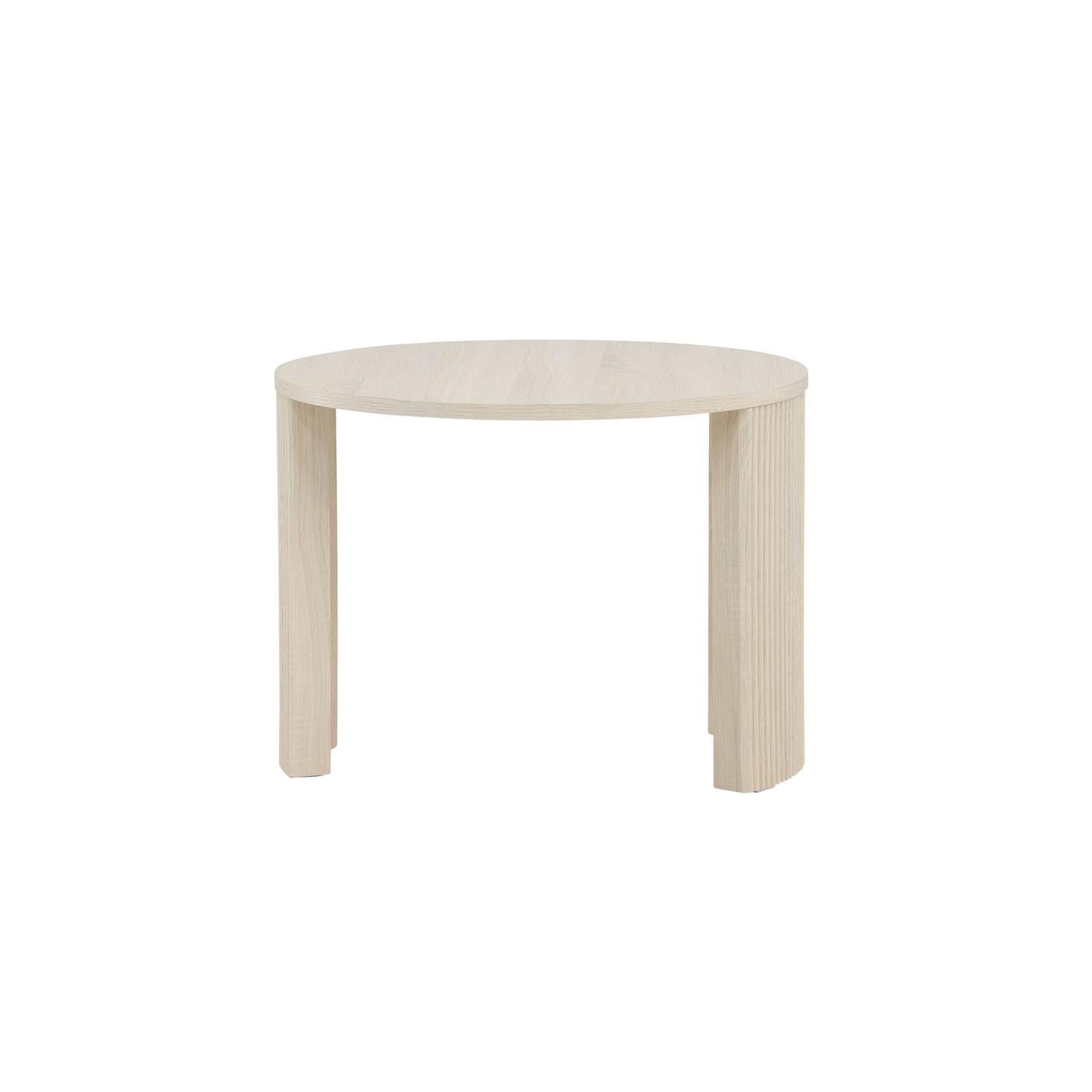 Couchtisch Bristol Ø60cm - Cremeweiß-Couchtische-Venture Home-le canapé
