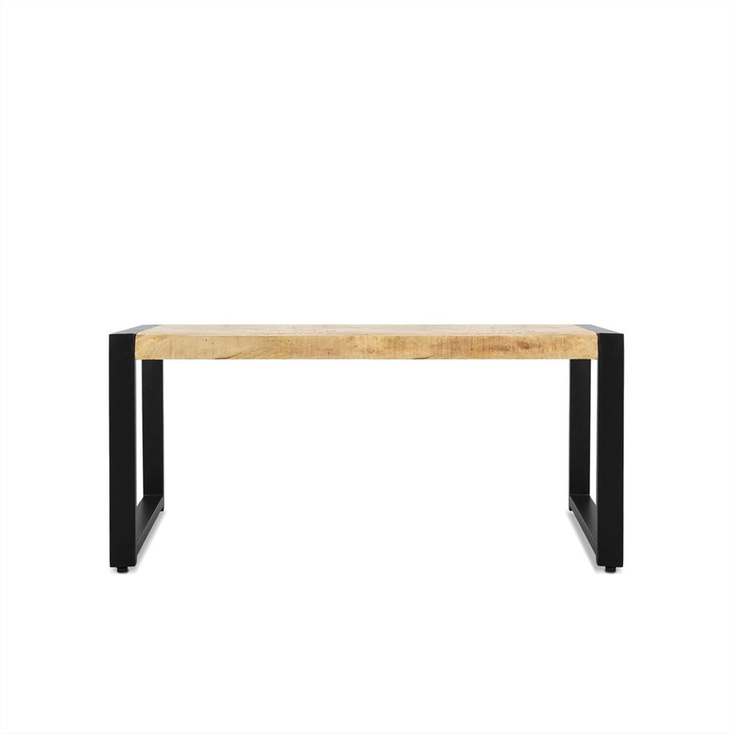 Couchtisch Britt aus Mangoholz 110cm - Hellbraun-Couchtische-Benoa-le canapé