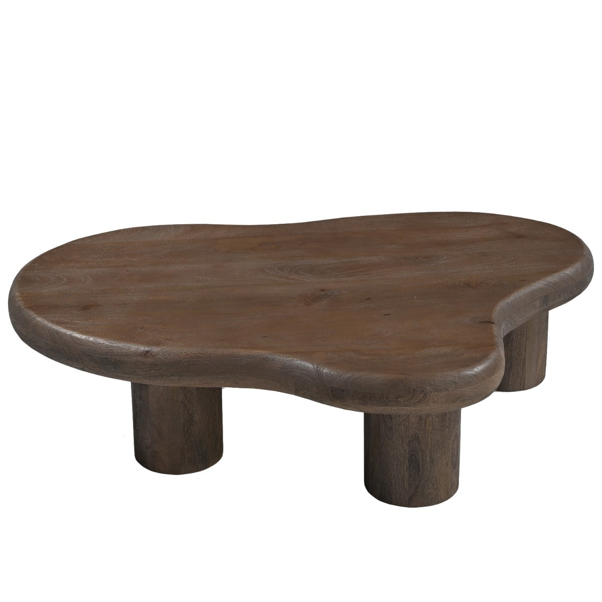 Couchtisch Brix Feline Malta 120cm aus Massivholz - Braun-Couchtische-Livingfurn-le canapé