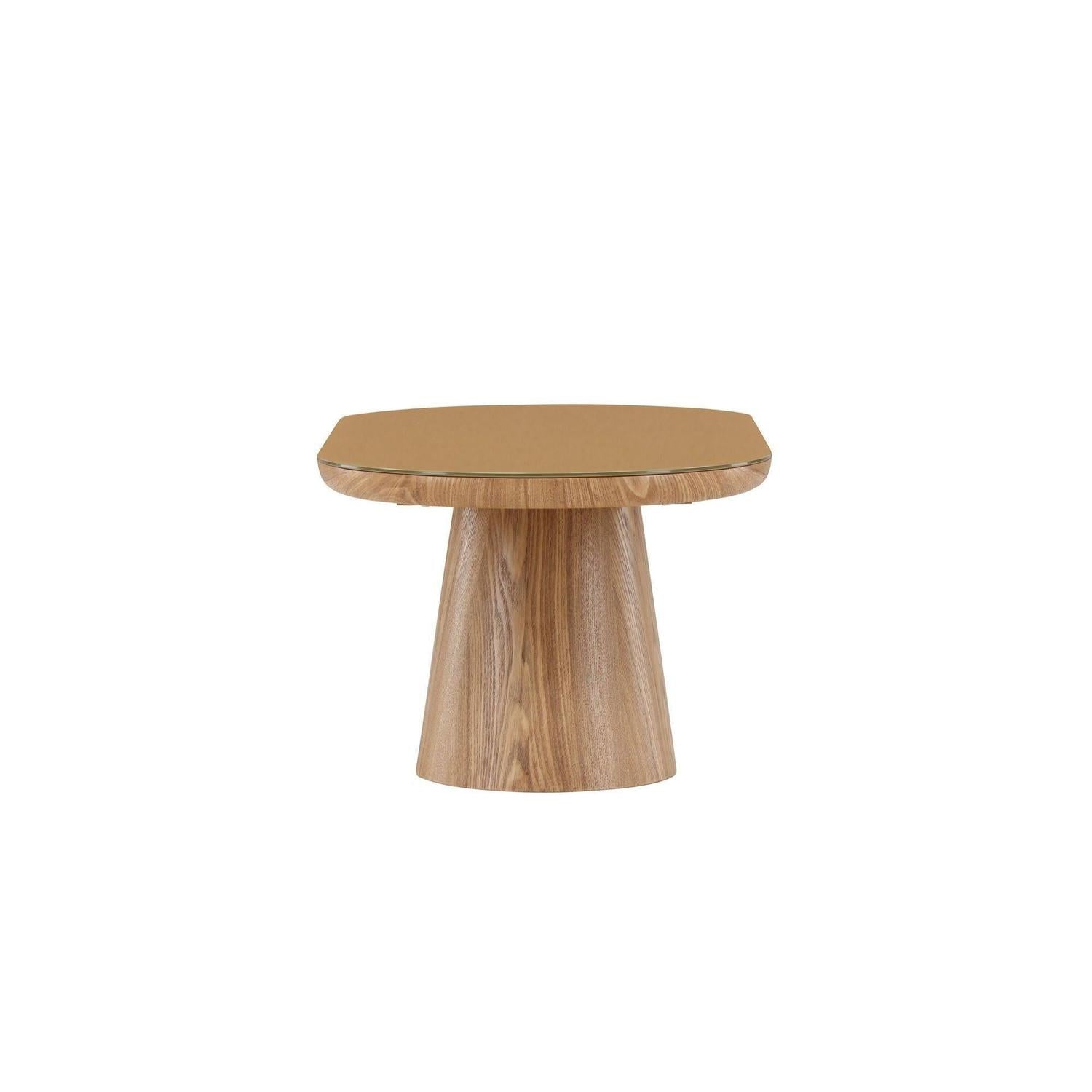 Couchtisch Castor Oval 120cm - Braun-Couchtische-Venture Home-le canapé