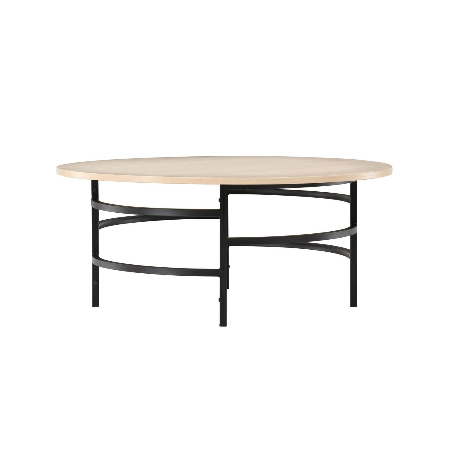 Couchtisch Copenhagen Ø100cm - Cremeweiß-Couchtische-Venture Home-le canapé