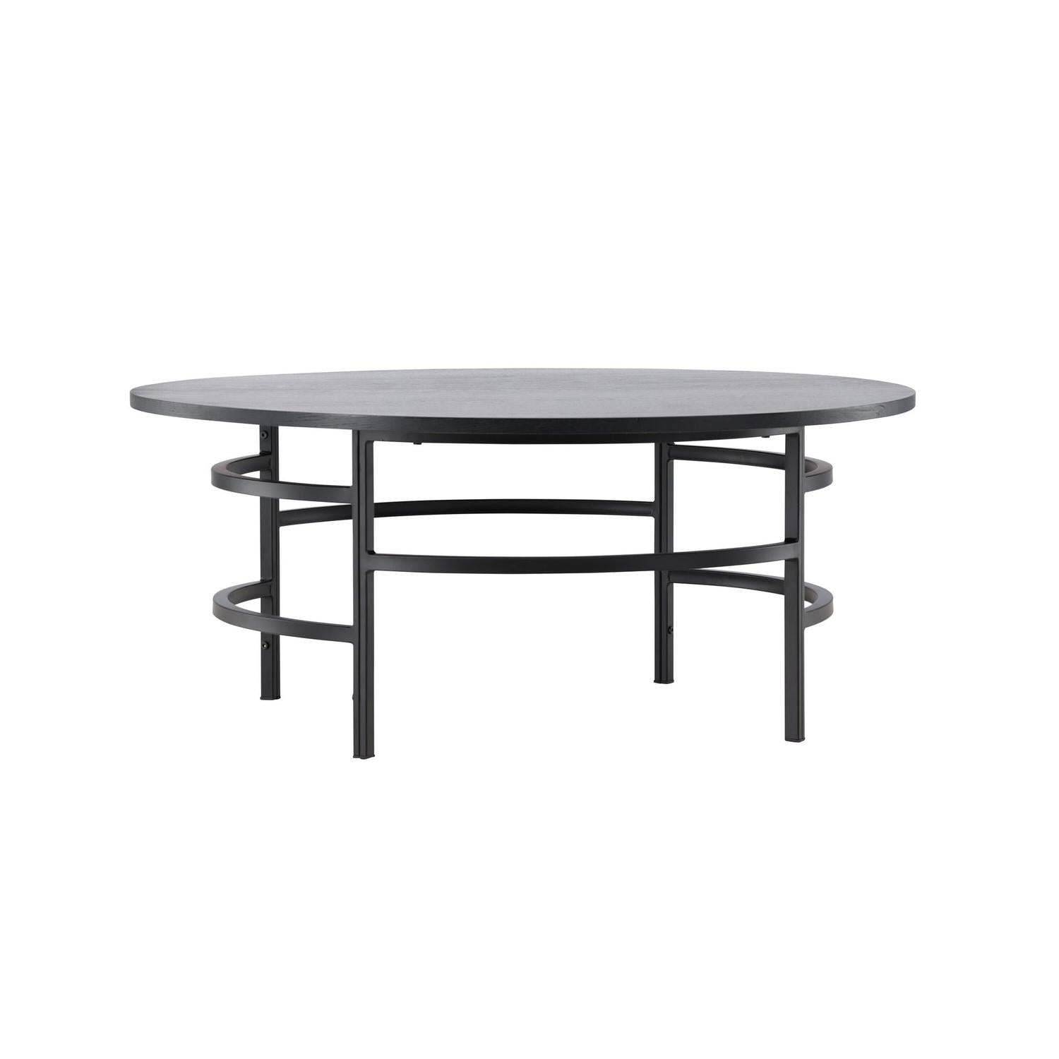 Couchtisch Copenhagen Ø100cm - Schwarz-Couchtisch-Venture Home-le canapé