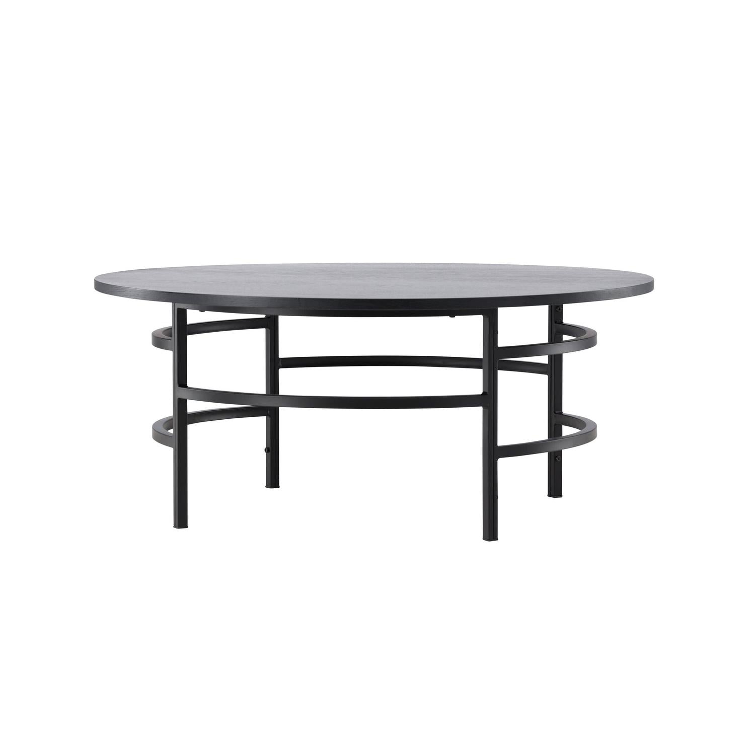 Couchtisch Copenhagen Ø100cm - Schwarz-Couchtisch-Venture Home-le canapé