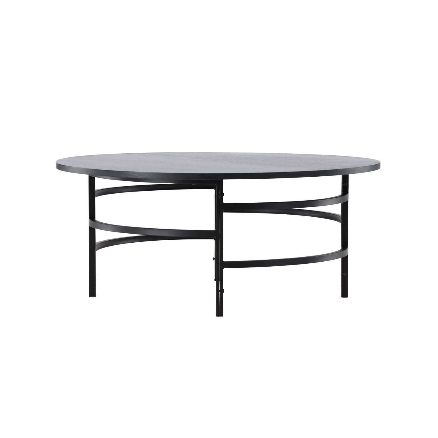 Couchtisch Copenhagen Ø100cm - Schwarz-Couchtische-Venture Home-le canapé