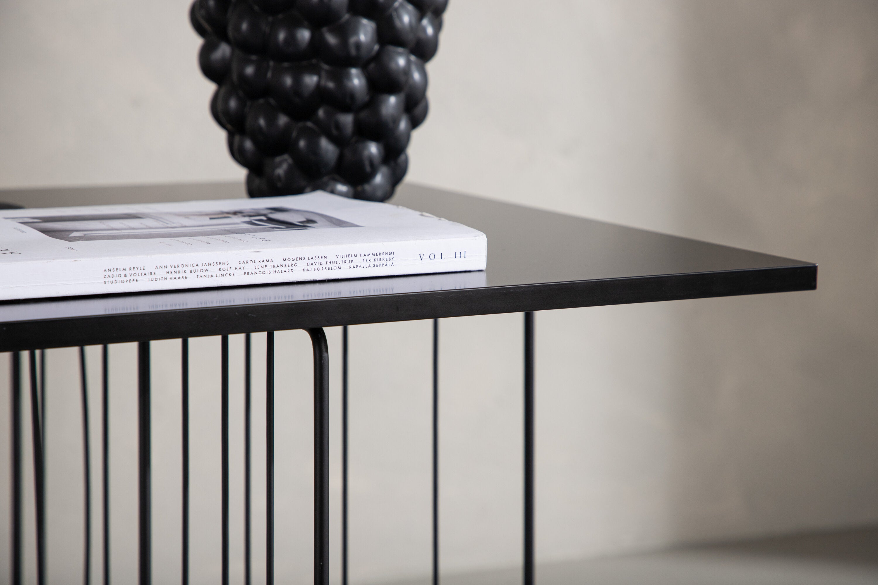 Couchtisch Dayton 60cm - Schwarz-Couchtische-Venture Home-le canapé