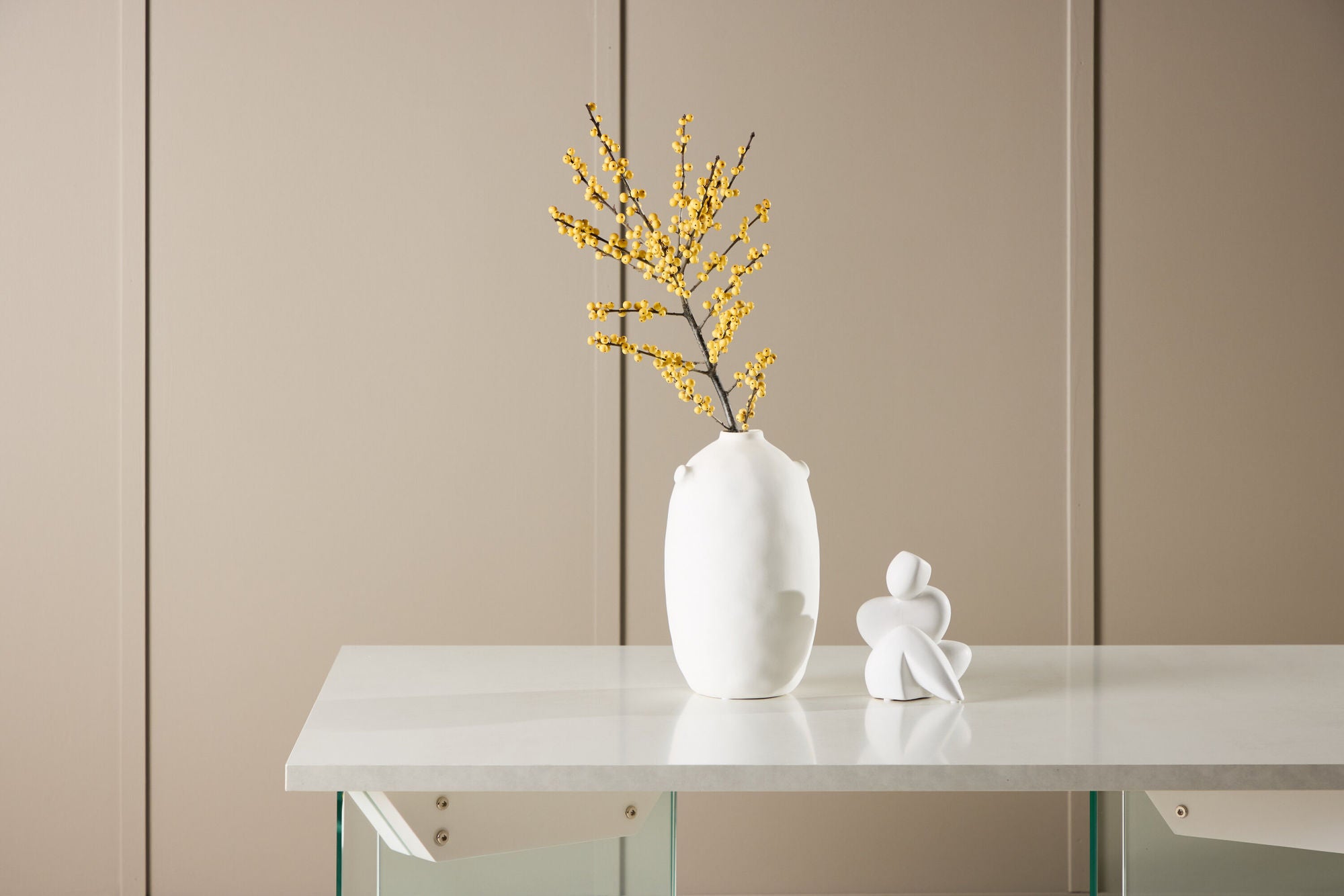 Couchtisch Ester - Glas-Couchtisch-Venture Home-le canapé