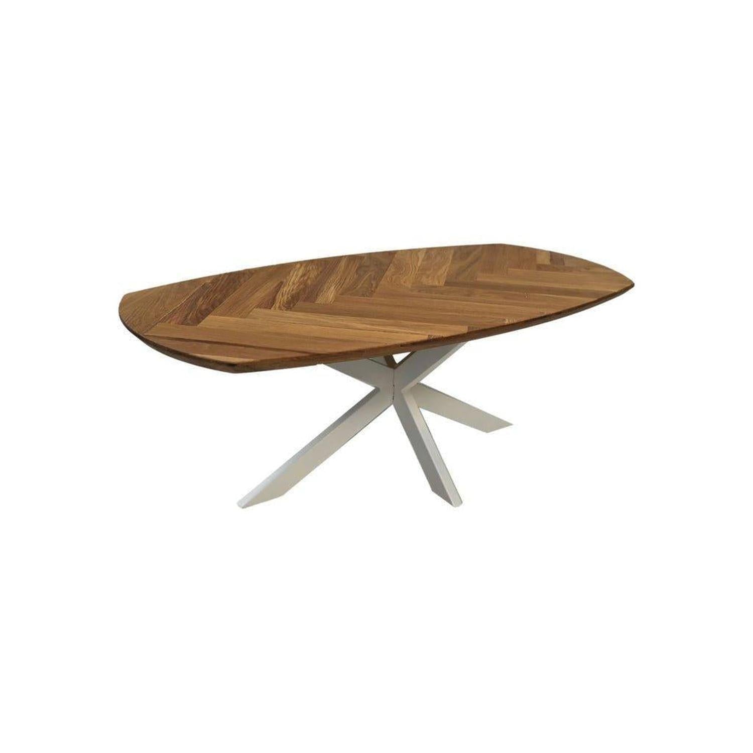 Couchtisch Fishbone 120cm aus Eichenholz-Couchtisch-HSM Collection-le canapé
