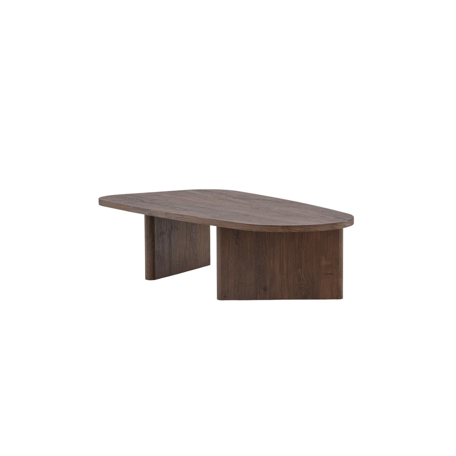 Couchtisch Grönvik 130cm - Mokka-Couchtische-Venture Home-le canapé