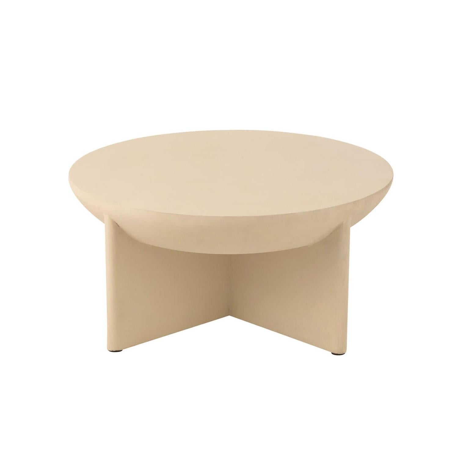 Couchtisch Halfy aus Mangoholz - Beige-Couchtisch-J-Line-le canapé