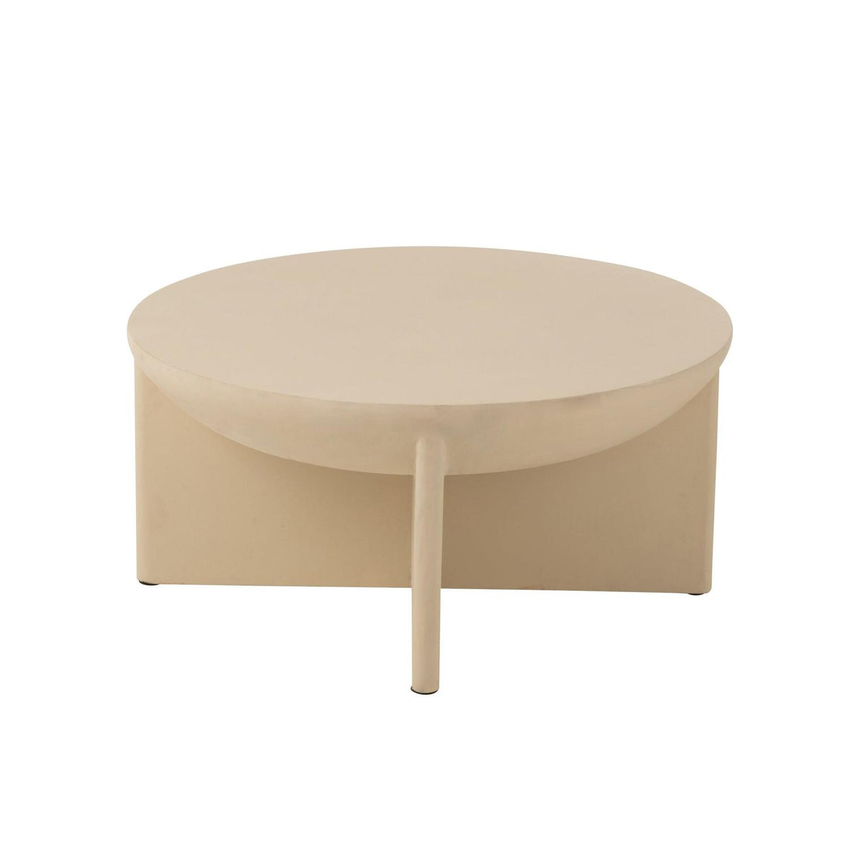 Couchtisch Halfy aus Mangoholz - Beige-Couchtische-J-Line-le canapé