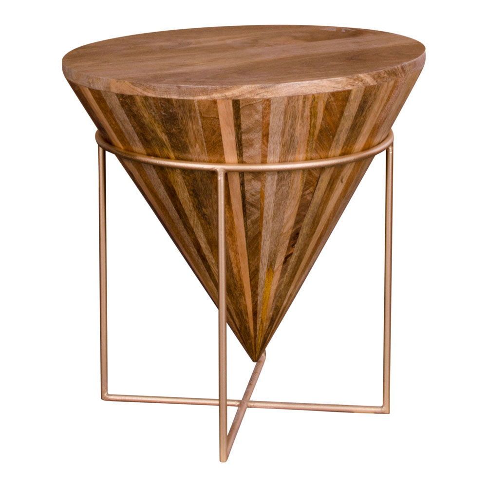Couchtisch Hapur Ø45cm aus MangoholzCouchtisch