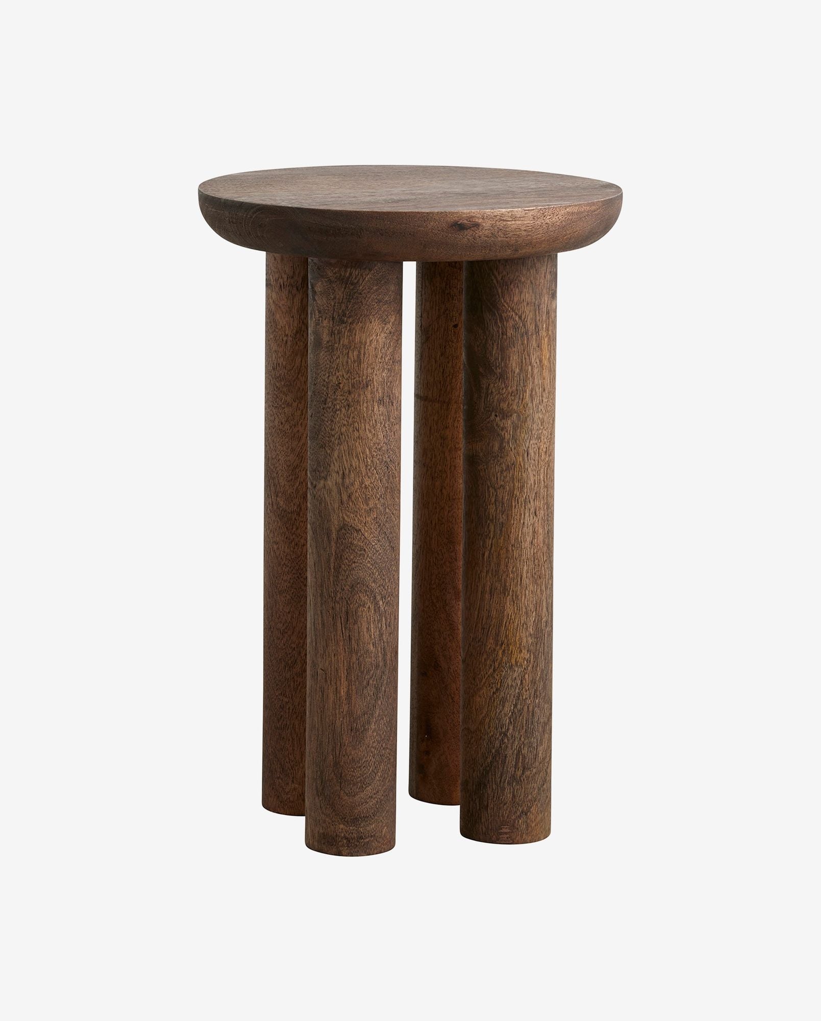 Couchtisch Helin aus Mangoholz Ø32cm - Dunkelbraun-Beistelltische-Nordal A/S-le canapé