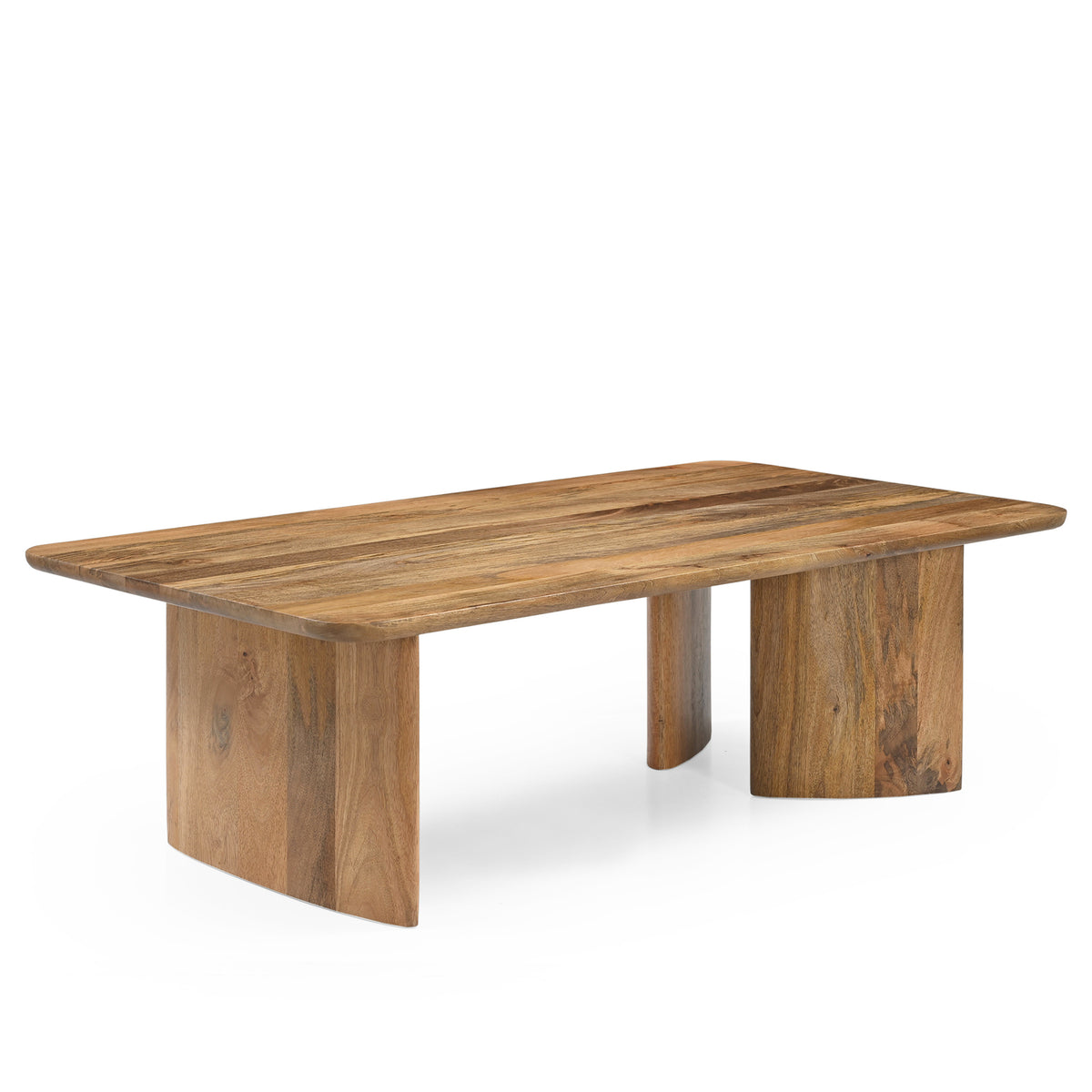 Couchtisch Jade 130cm aus Massivholz - Hellbraun-Couchtische-Benoa-le canapé