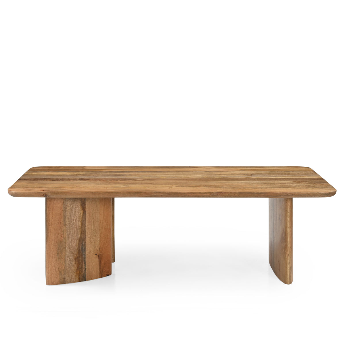 Couchtisch Jade 130cm aus Massivholz - Hellbraun-Couchtische-Benoa-le canapé