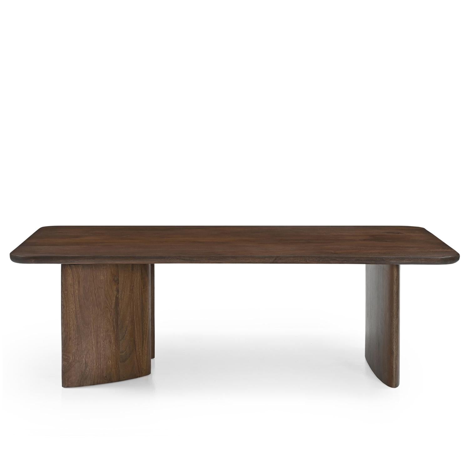Couchtisch Jade aus Mangoholz 130cm - Dunkelbraun-Couchtische-Benoa-le canapé