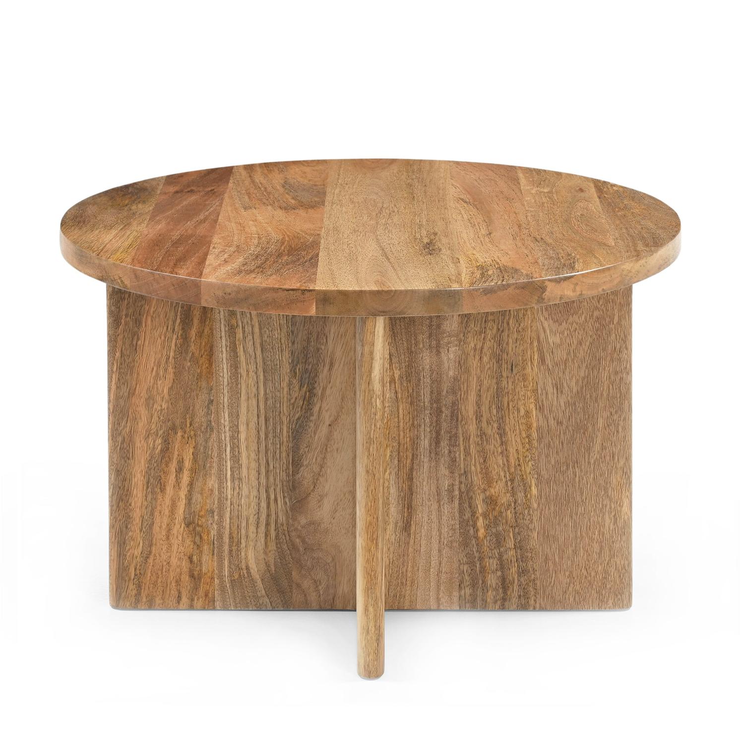 Couchtisch Jade Ø60cm - Hellbraun-Couchtische-Benoa-le canapé