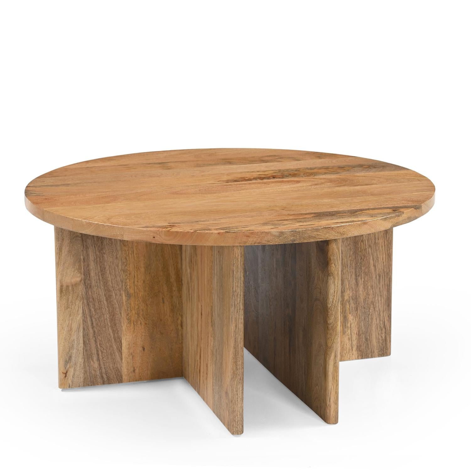 Couchtisch Jade Ø80cm - Hellbraun-Couchtische-Benoa-le canapé