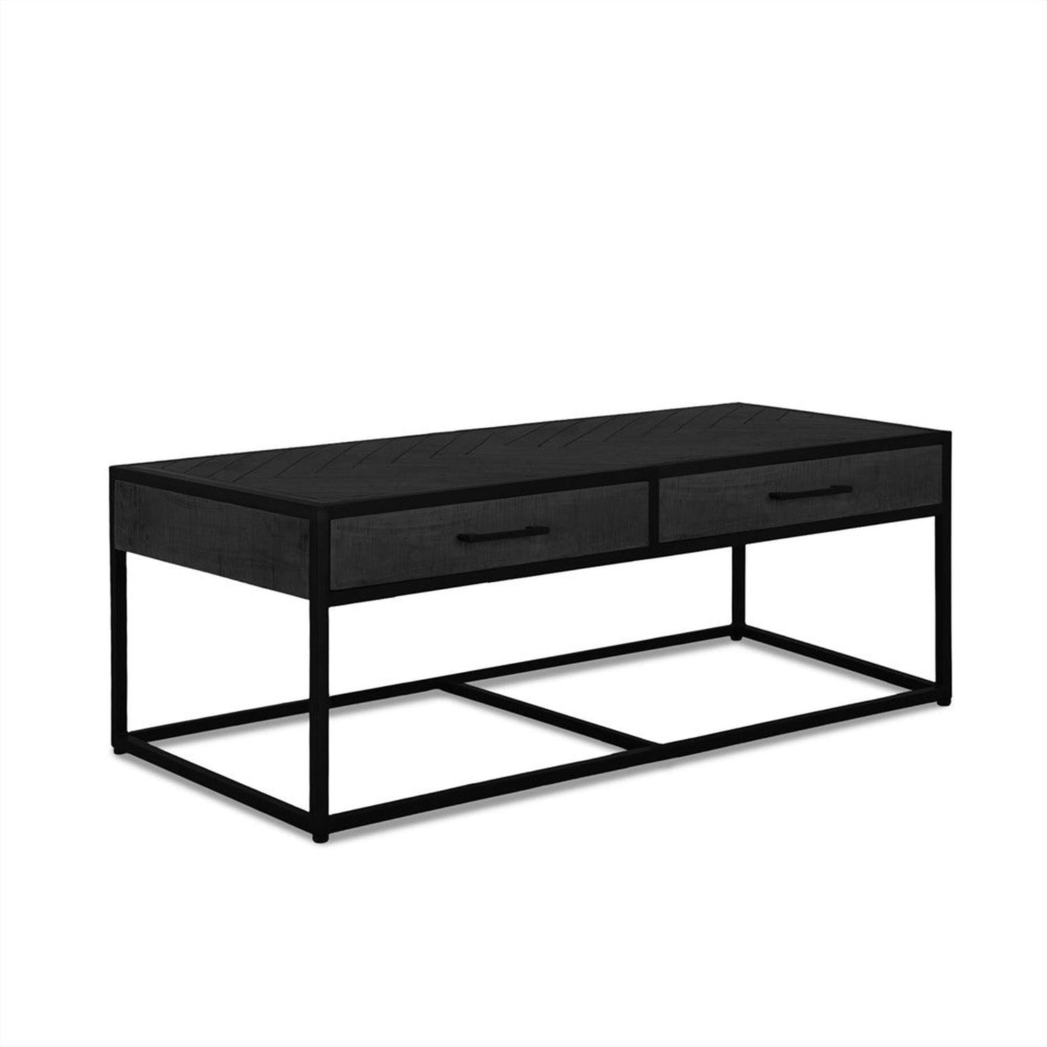 Couchtisch Jax aus Mangoholz 120cm - Schwarz-Couchtische-Benoa-le canapé