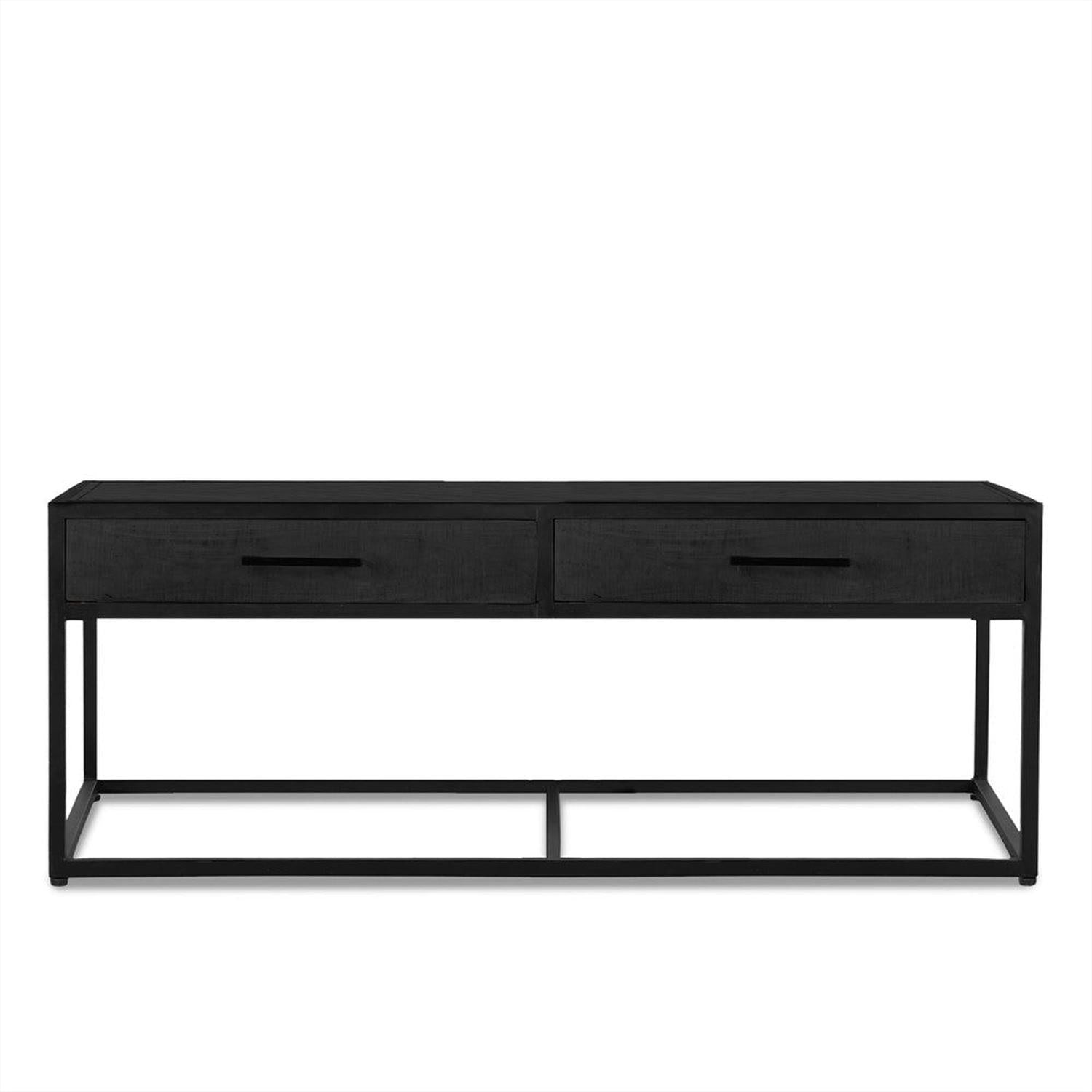 Couchtisch Jax aus Mangoholz 120cm - Schwarz-Couchtische-Benoa-le canapé