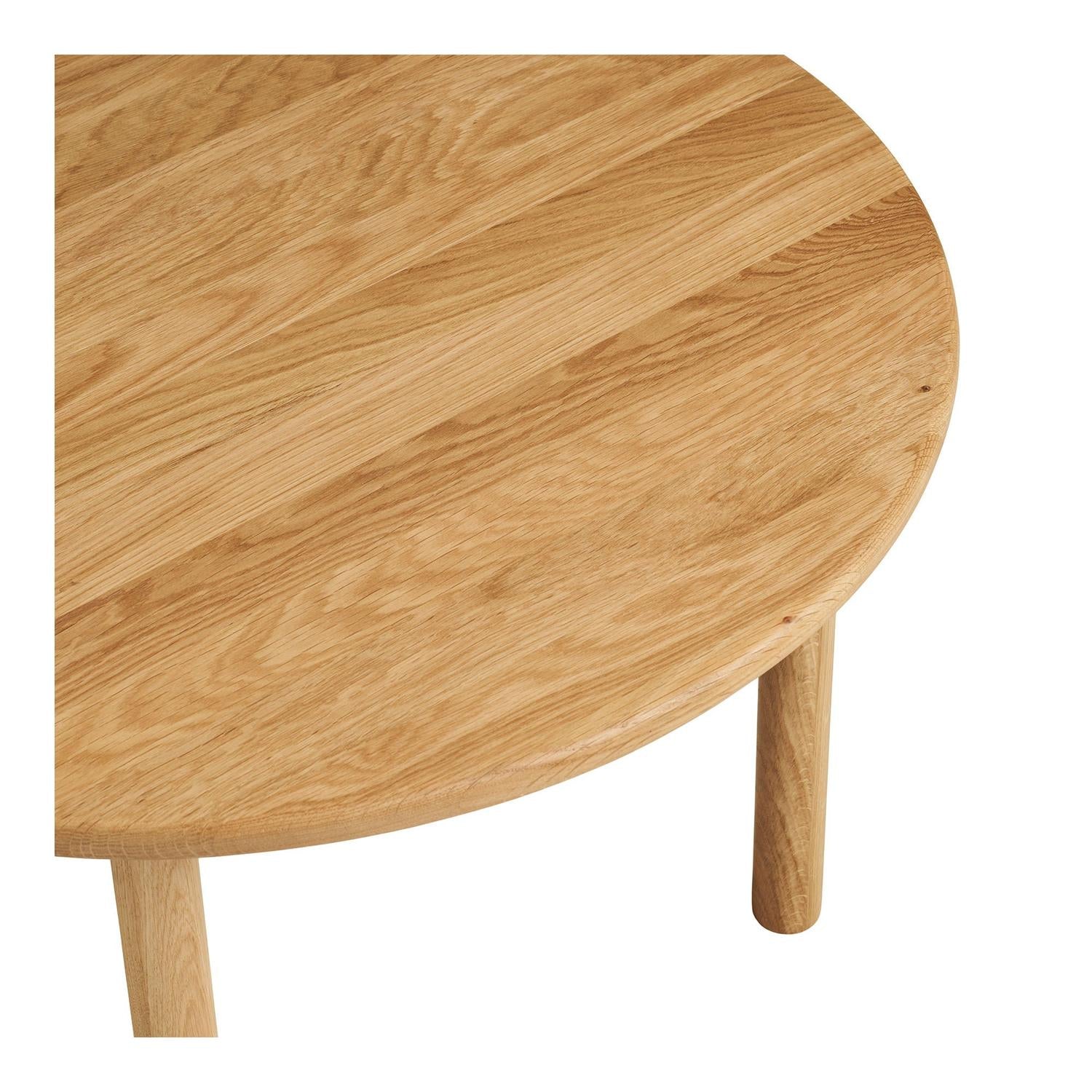 Couchtisch Jena aus Eichenholz Ø70cm - Hellbraun-Couchtische-House Nordic-le canapé