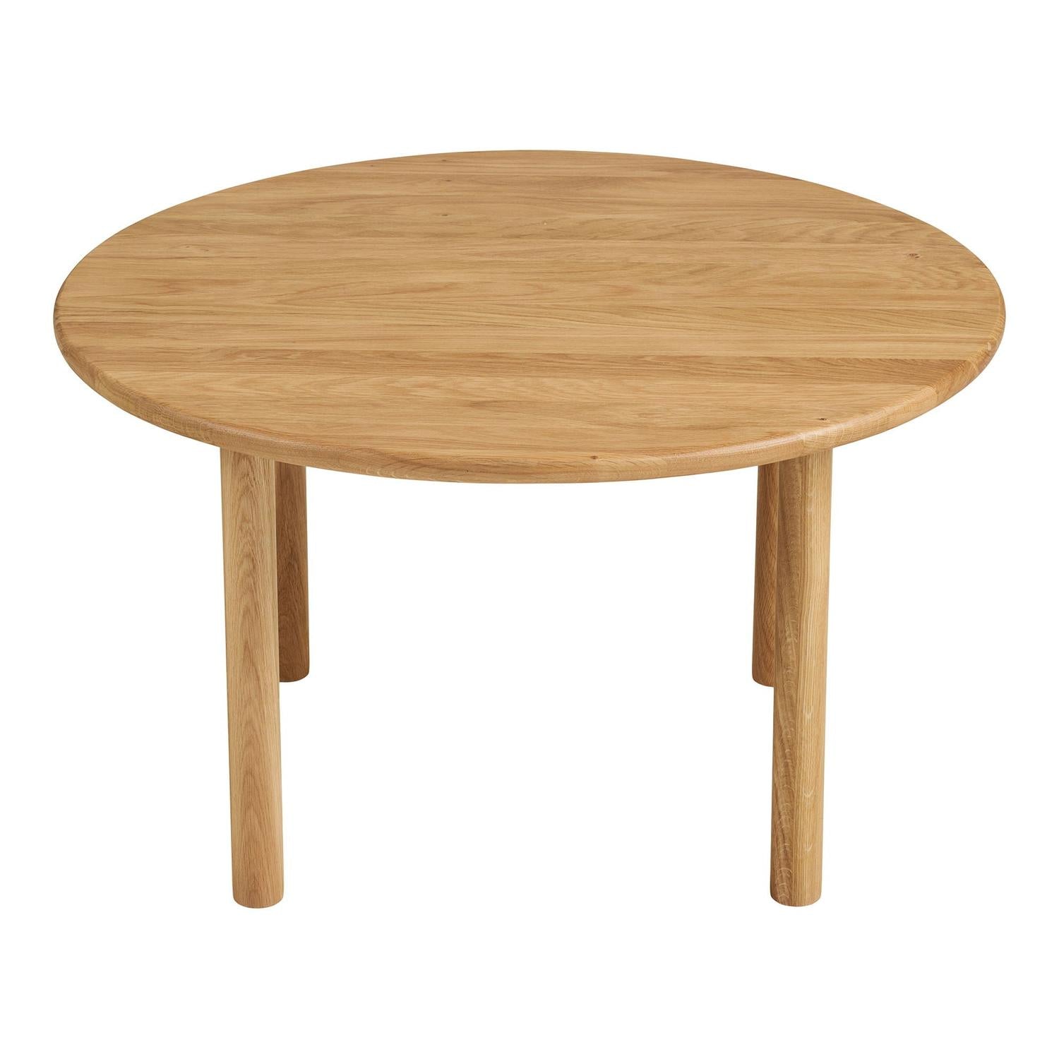 Couchtisch Jena aus Eichenholz Ø70cm - Hellbraun-Couchtische-House Nordic-le canapé