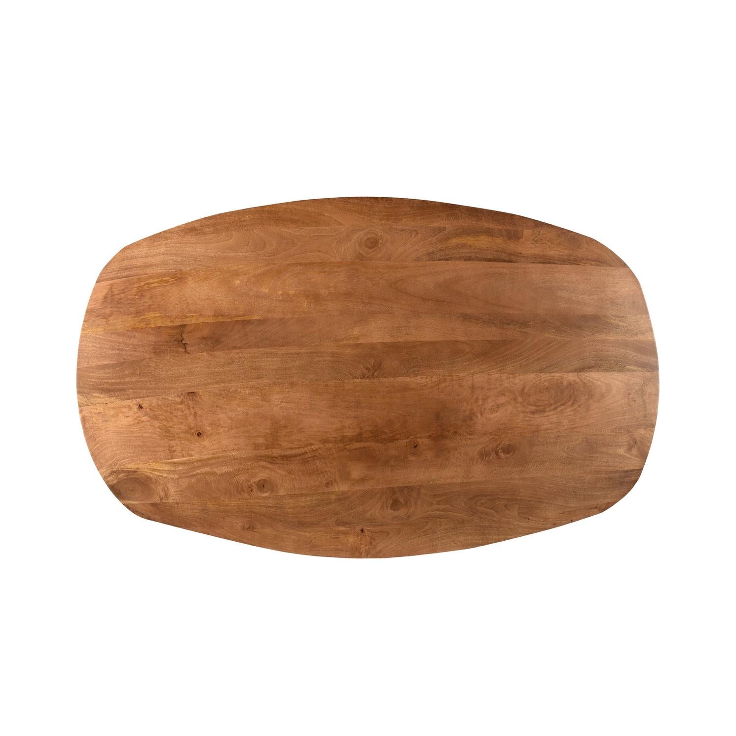 Couchtisch Jesper aus Mangoholz 120cm - Hellbraun-Couchtische-Livingfurn-le canapé