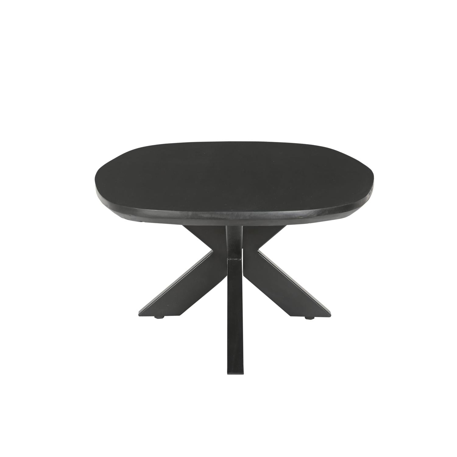 Couchtisch Jesper aus Mangoholz 120cm - Schwarz-Couchtische-Livingfurn-le canapé