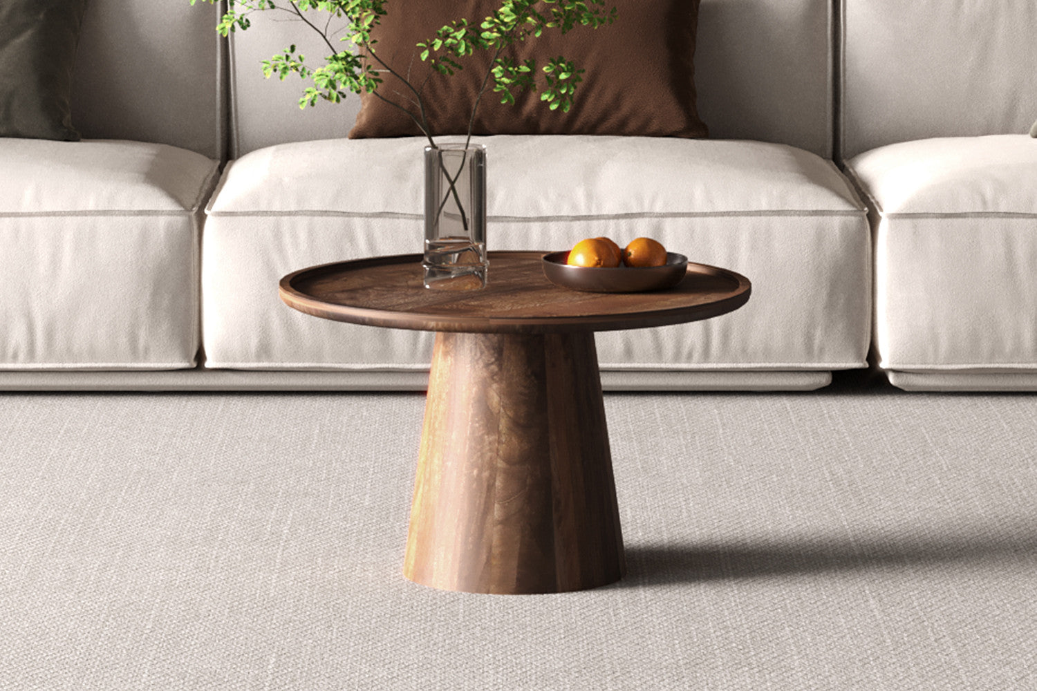 Couchtisch Jules Ø65cm - Braun-Couchtisch-Rousseau-le canapé