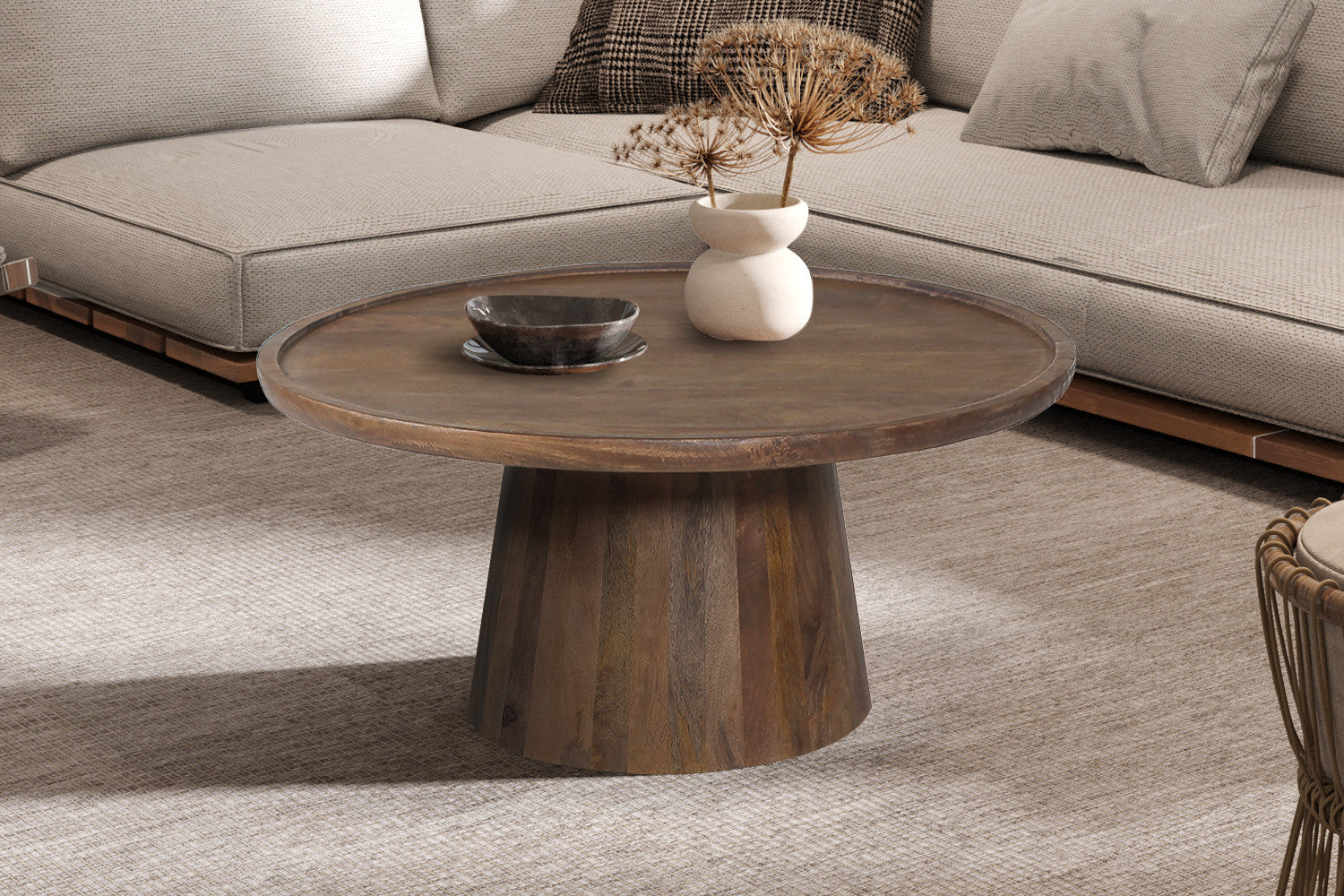 Couchtisch Jules Ø80cm - Braun-Couchtisch-Rousseau-le canapé