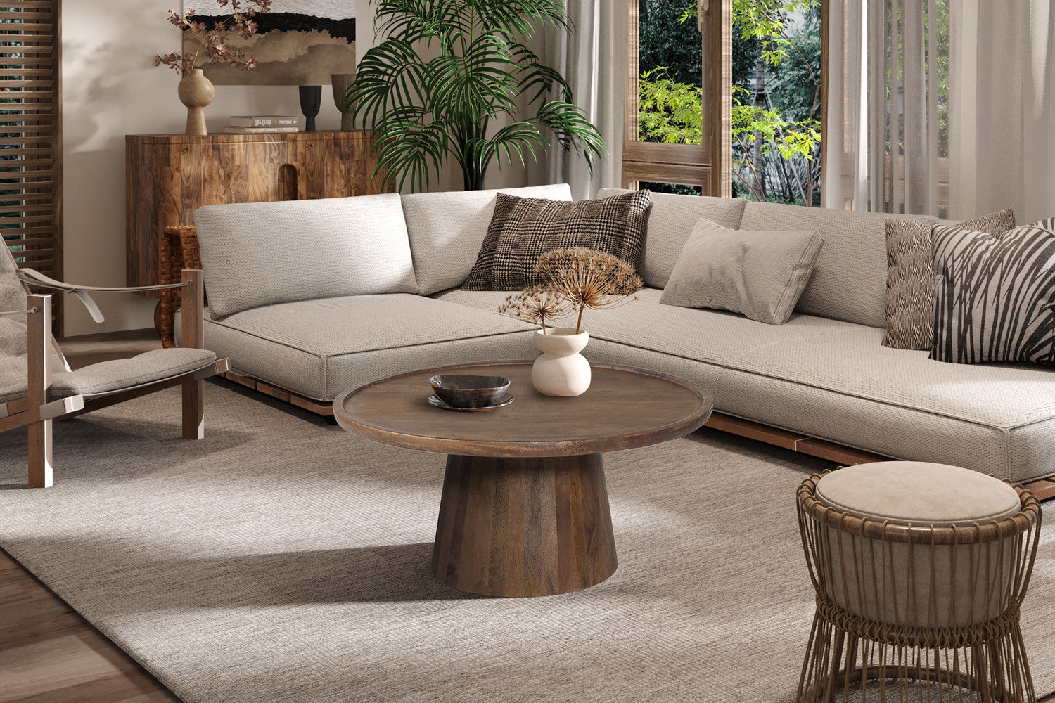 Couchtisch Jules Ø80cm - Braun-Couchtisch-Rousseau-le canapé