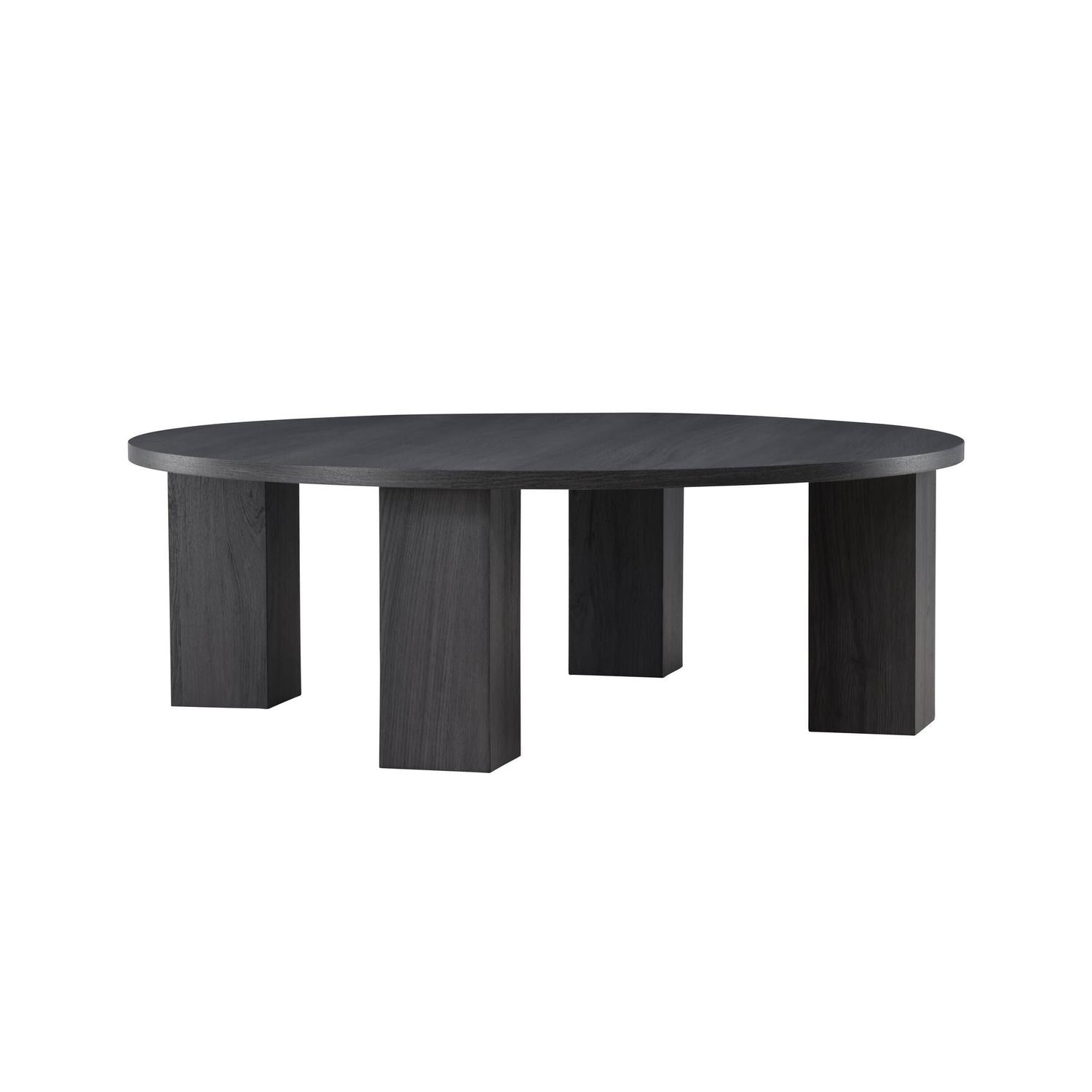 Couchtisch Juno Ø120cm - Schwarz-Couchtisch-Venture Home-le canapé