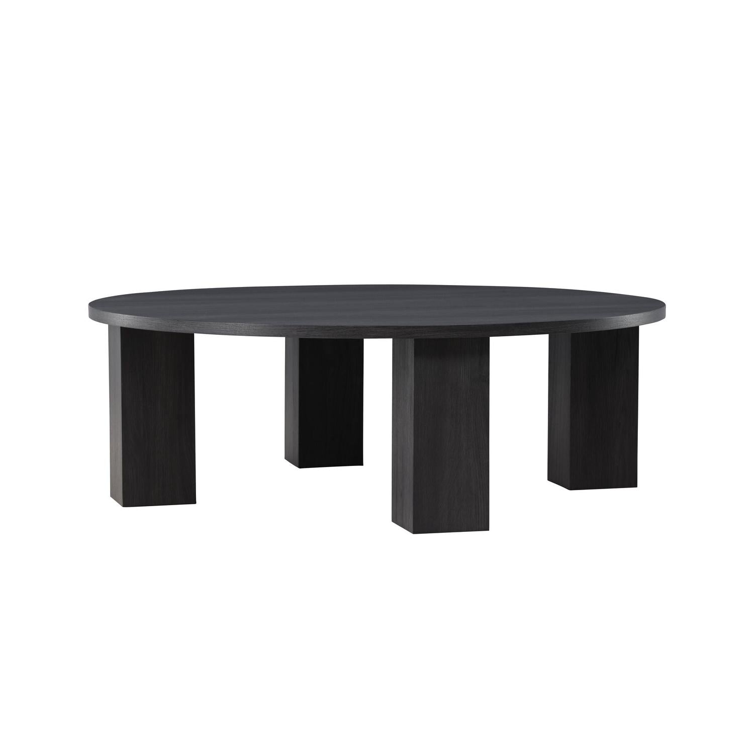 Couchtisch Juno Ø120cm - Schwarz-Couchtische-Venture Home-le canapé