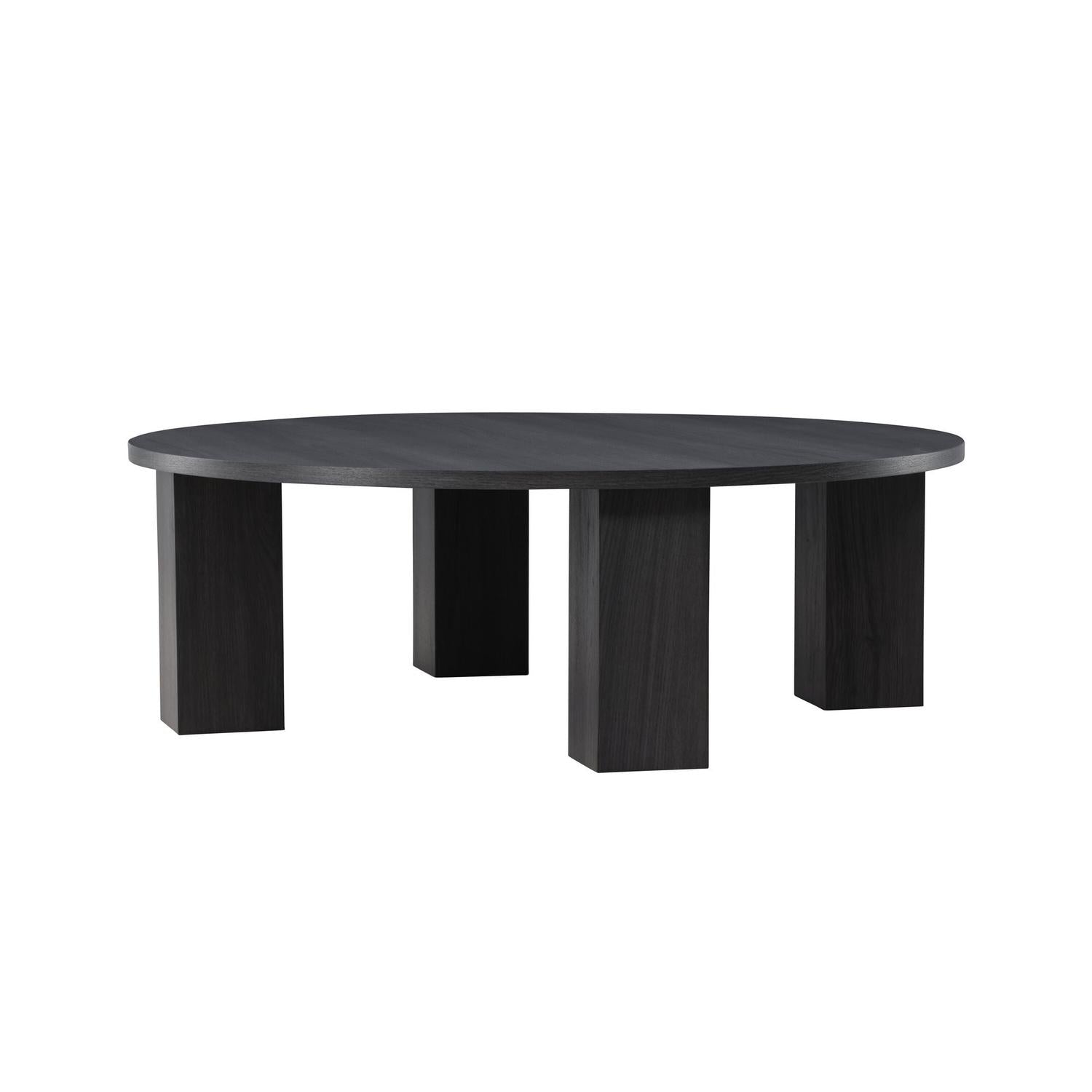 Couchtisch Juno Ø120cm - Schwarz-Couchtische-Venture Home-le canapé