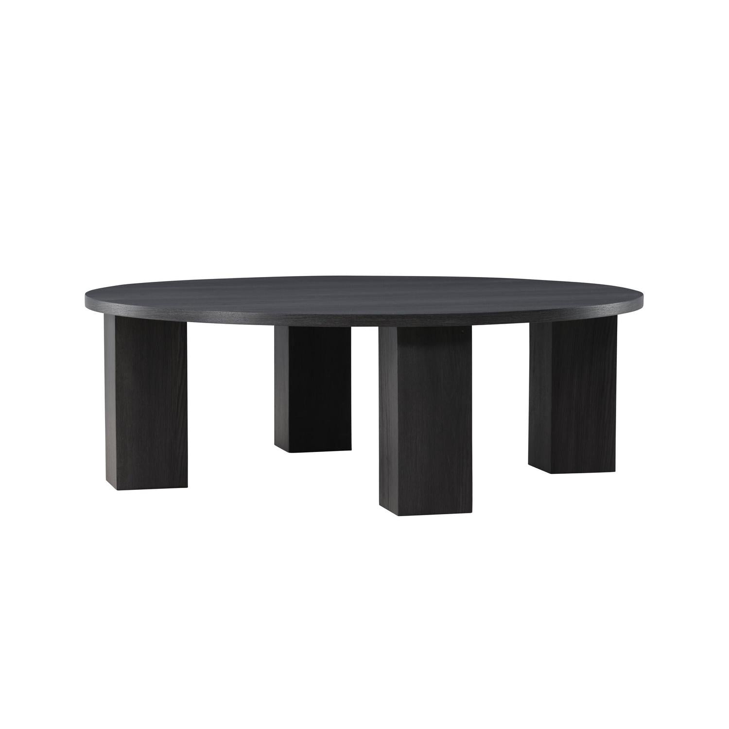 Couchtisch Juno Ø120cm - Schwarz-Couchtische-Venture Home-le canapé